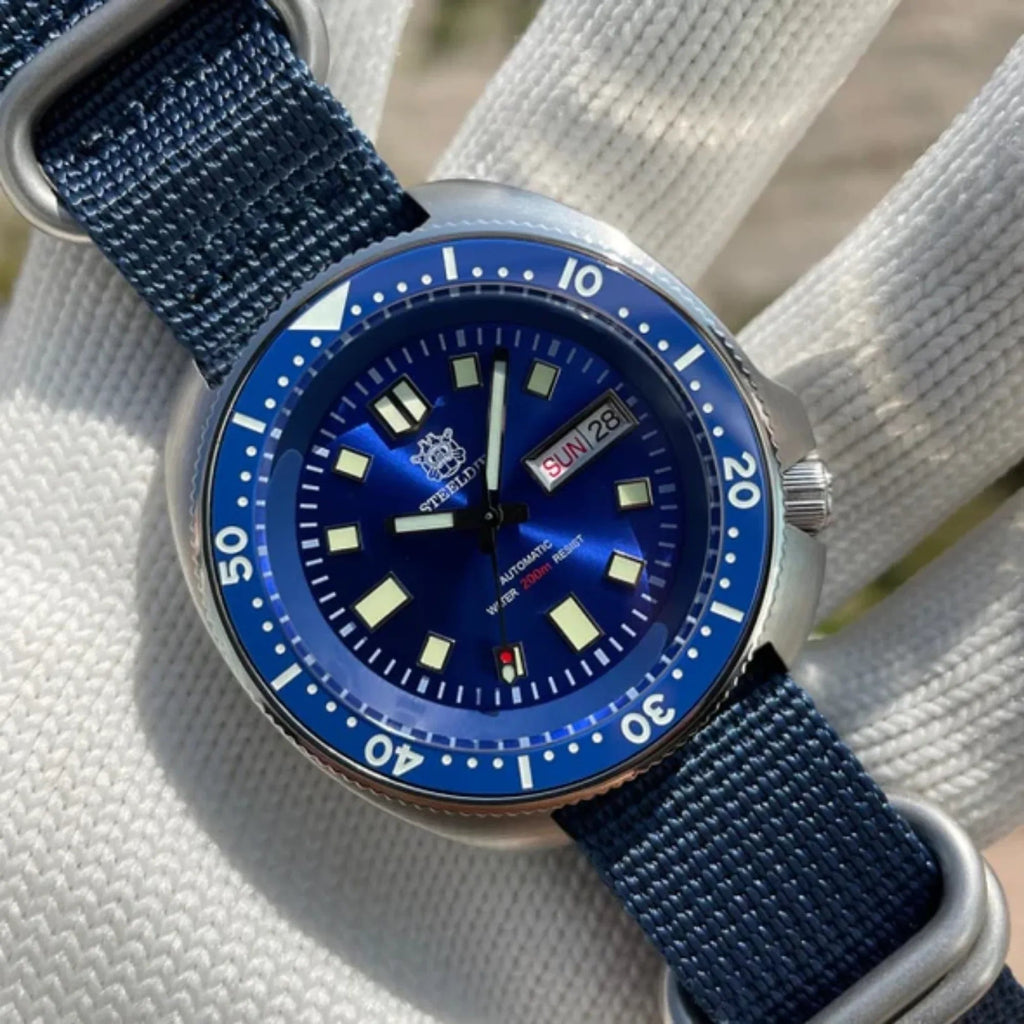 SD1970W NH36 Automatic 6309 Turtle Dive Watch - Blue Dial - DREAM WATCHES