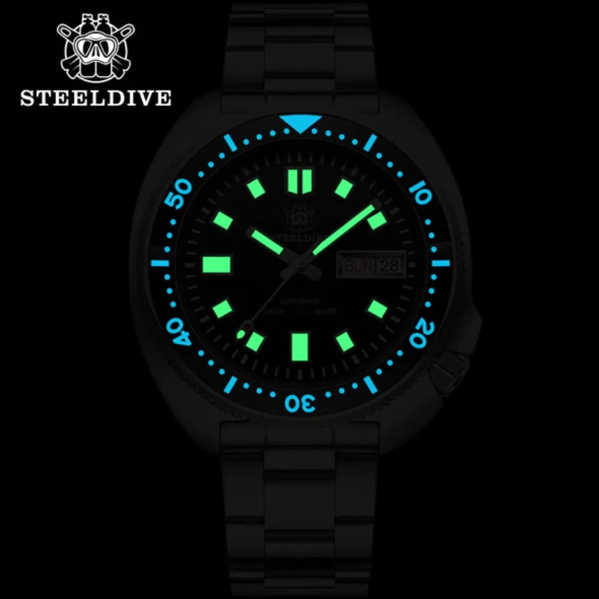 SD1970W NH36 Automatic 6309 Turtle Dive Watch - Green Dial - DREAM WATCHES
