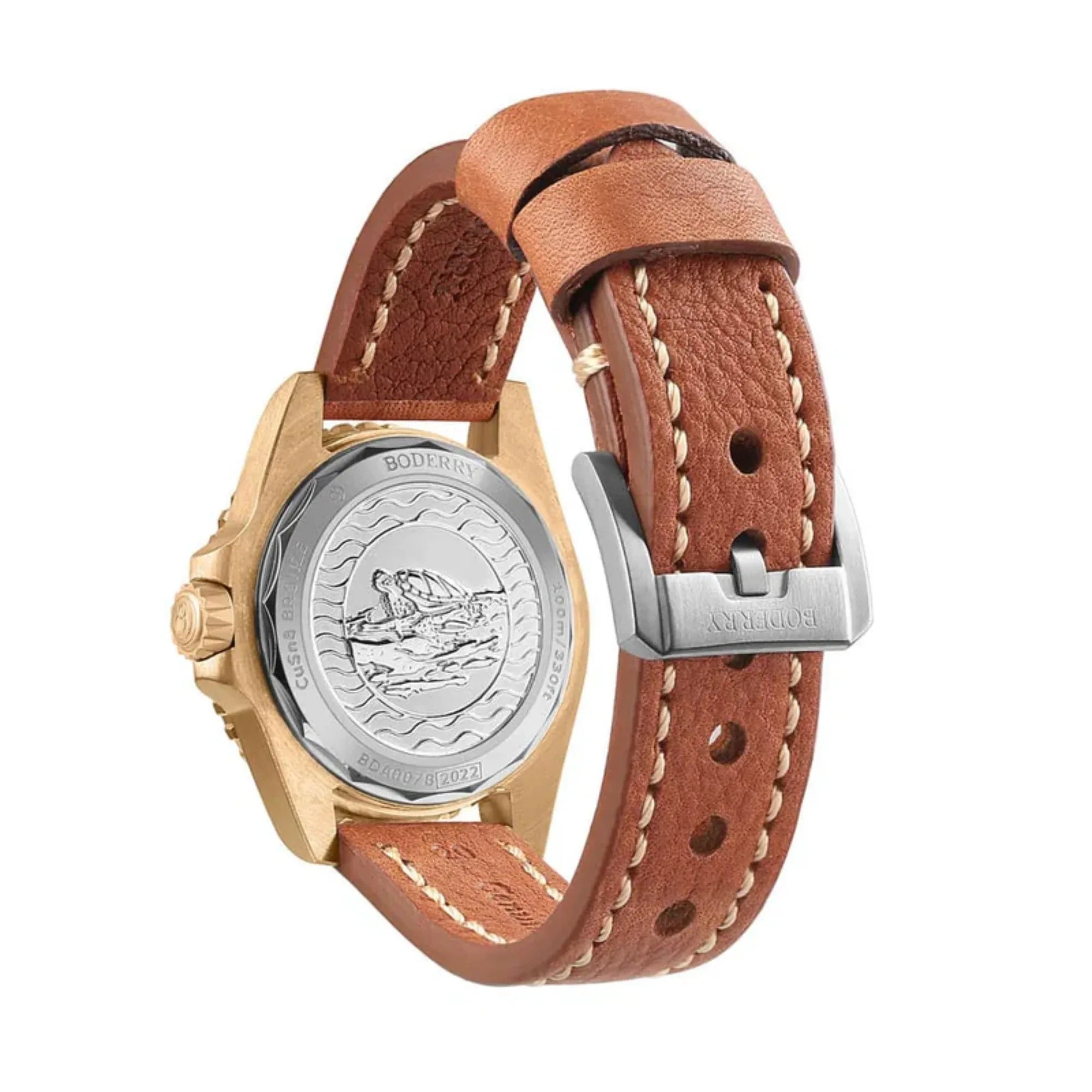 SEATURTLE.OCEAN(BRONZE) - Automatic Bronze Diver Watch | Turtle Green - DREAM WATCHES