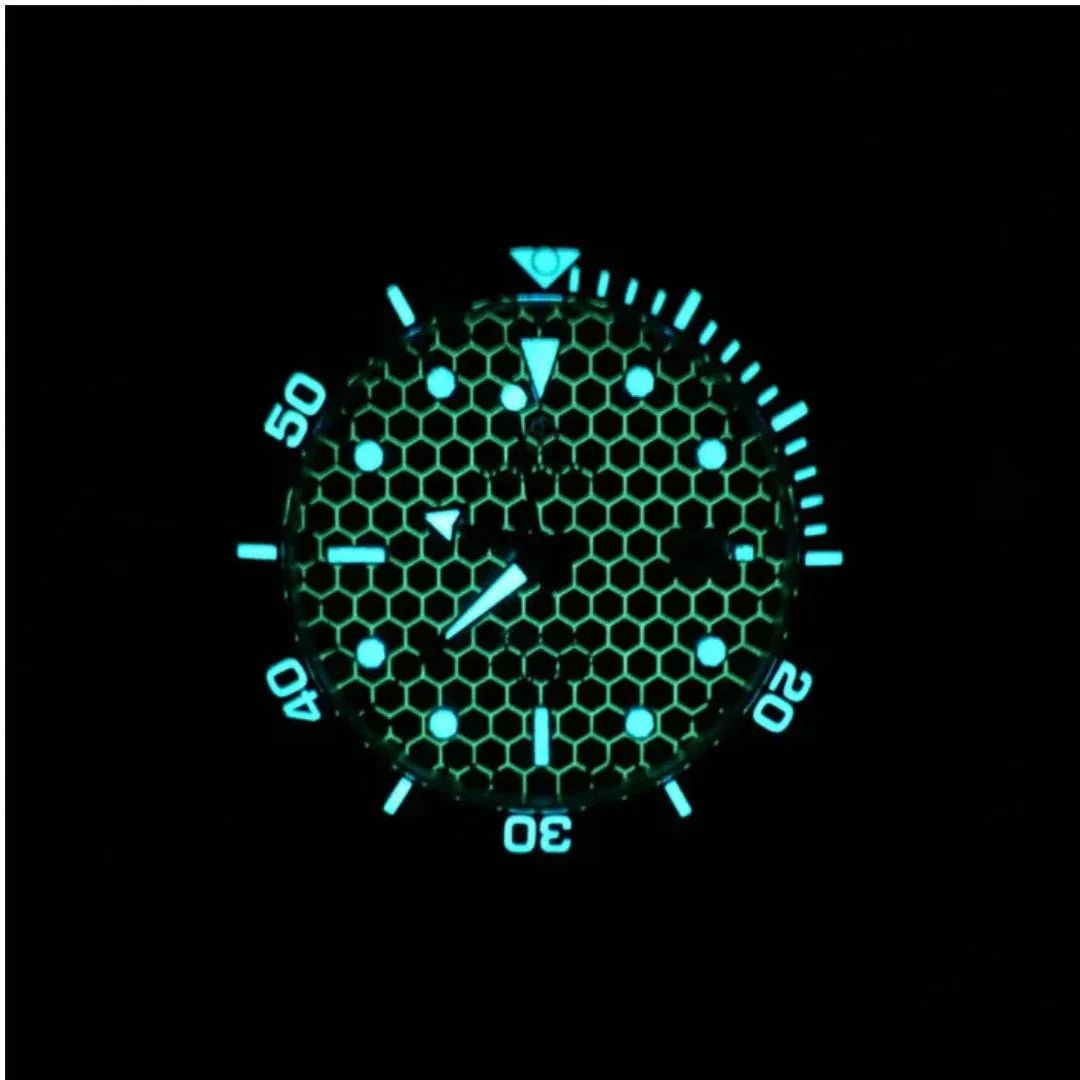 SEATURTLE.OCEAN(TITANIUM) - Automatic Titanium Diver Watch | Black - DREAM WATCHES