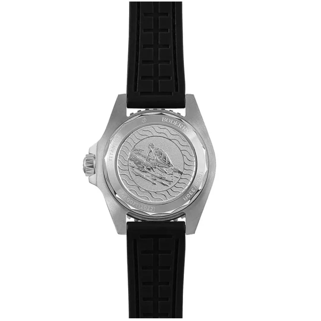 SEATURTLE.OCEAN(TITANIUM) - Automatic Titanium Diver Watch | Black - DREAM WATCHES