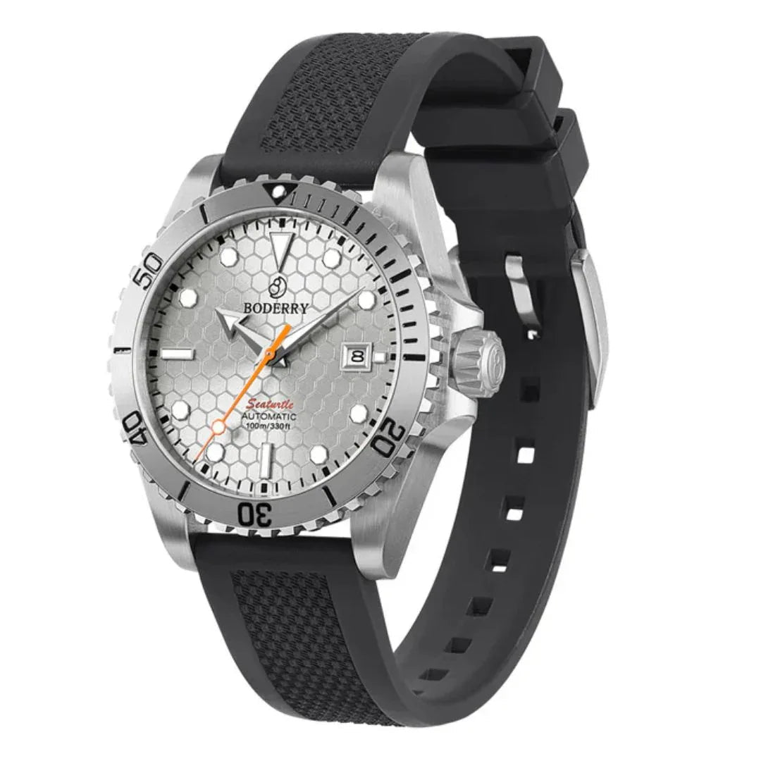 SEATURTLE.OCEAN(TITANIUM) - Automatic Titanium Diver Watch | Titanium Gray - DREAM WATCHES