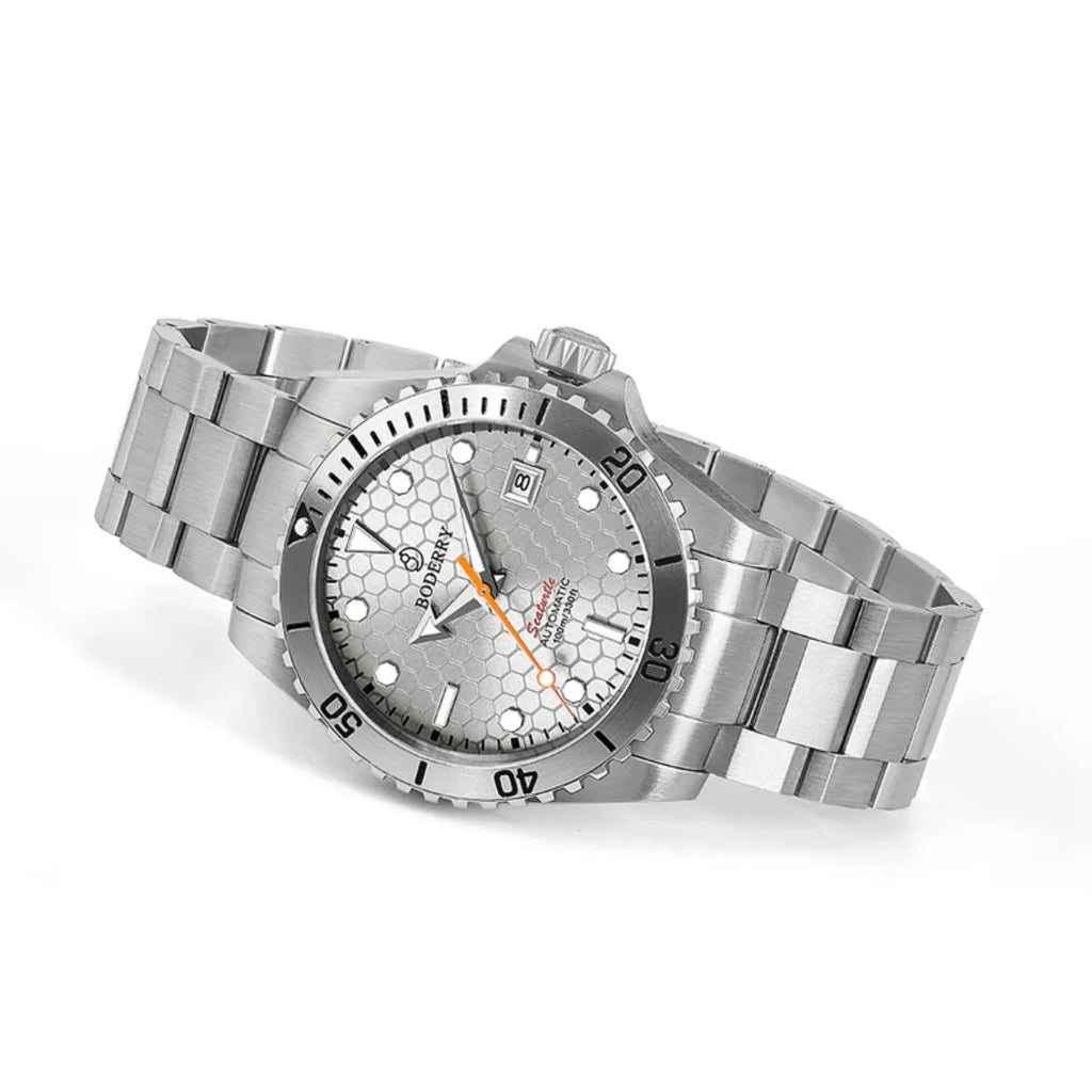 SEATURTLE.OCEAN(TITANIUM) - Automatic Titanium Diver Watch | Titanium Gray/Ti-bracelet - DREAM WATCHES