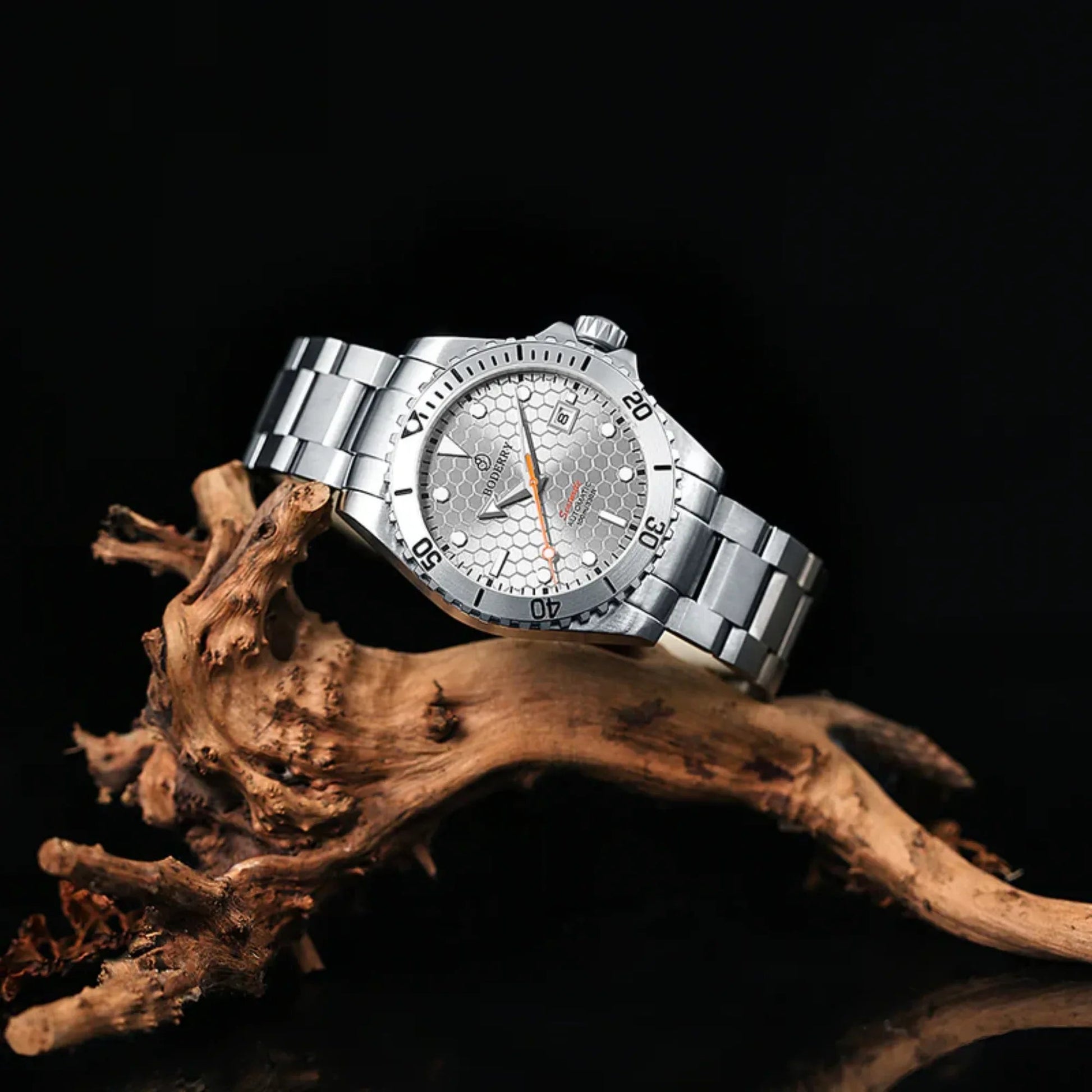 SEATURTLE.OCEAN(TITANIUM) - Automatic Titanium Diver Watch | Titanium Gray/Ti-bracelet - DREAM WATCHES