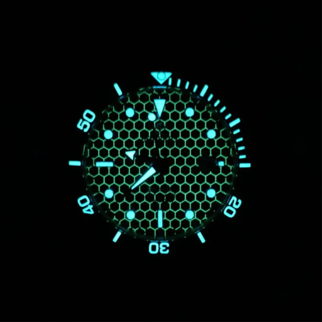 SEATURTLE.OCEAN(TITANIUM) - Automatic Titanium Diver Watch | Turtle Green - DREAM WATCHES