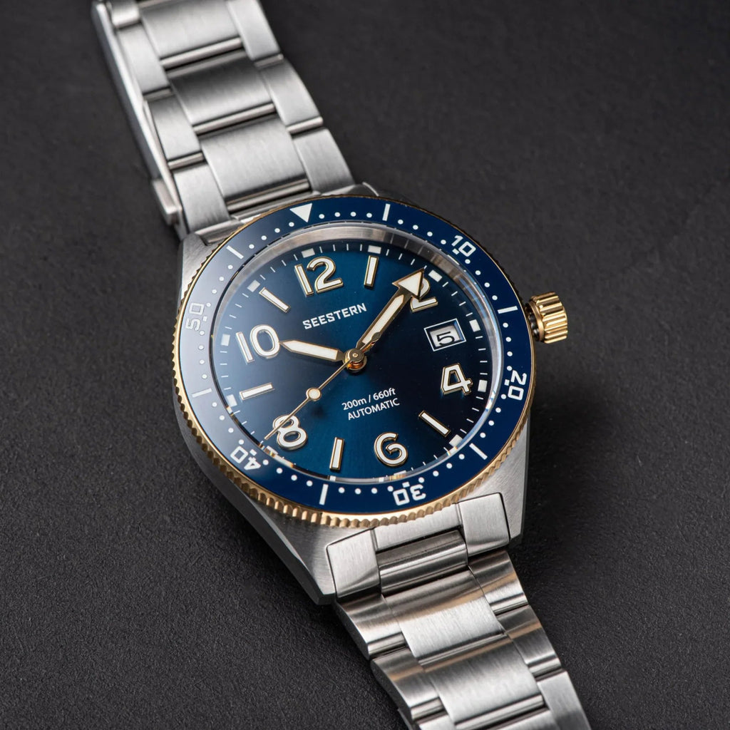 Seestern 434 Professional Diver Automatic 200m Water Resistant - V2 - DREAM WATCHES