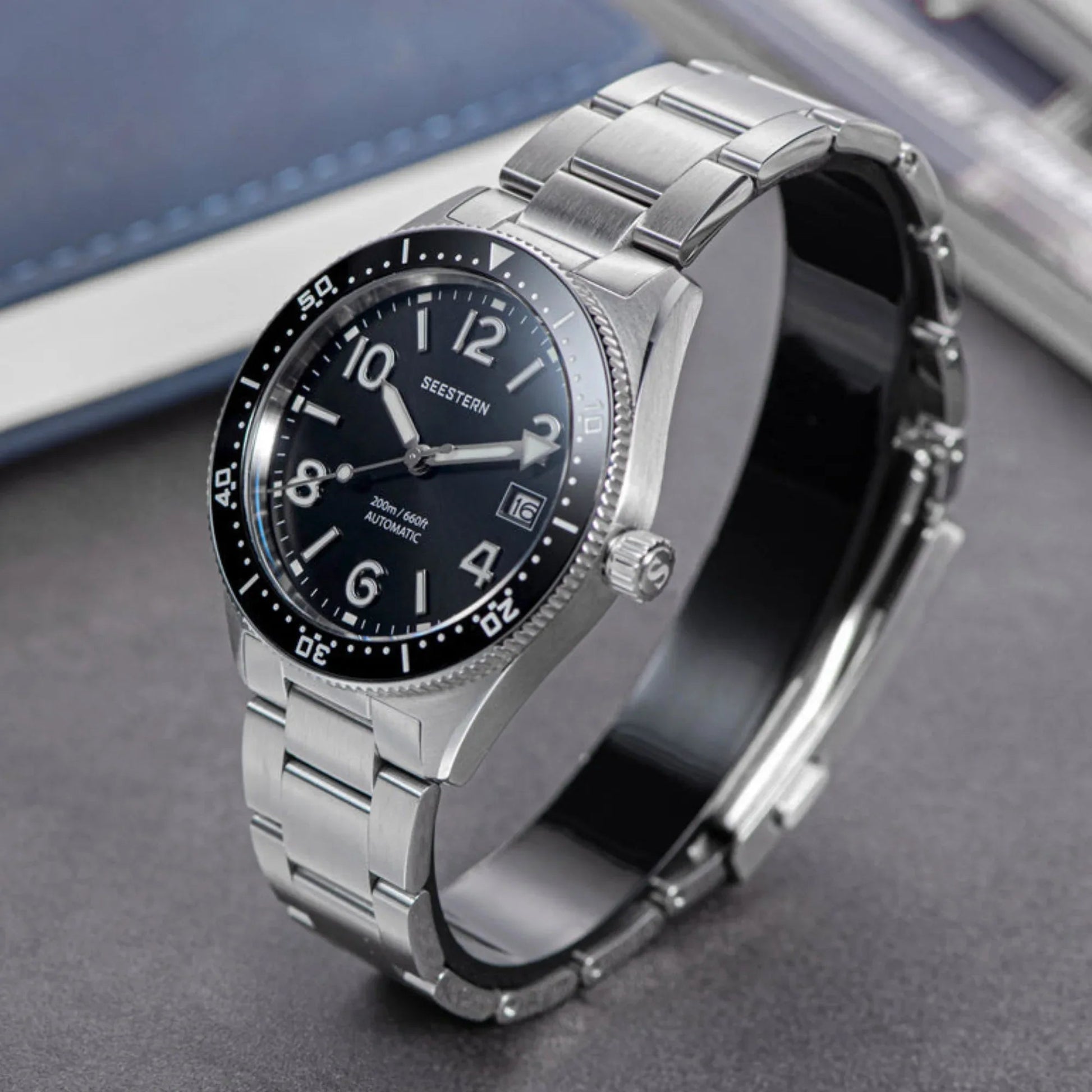 Seestern 434 Professional Diver Automatic 200m Water Resistant - V2 - DREAM WATCHES