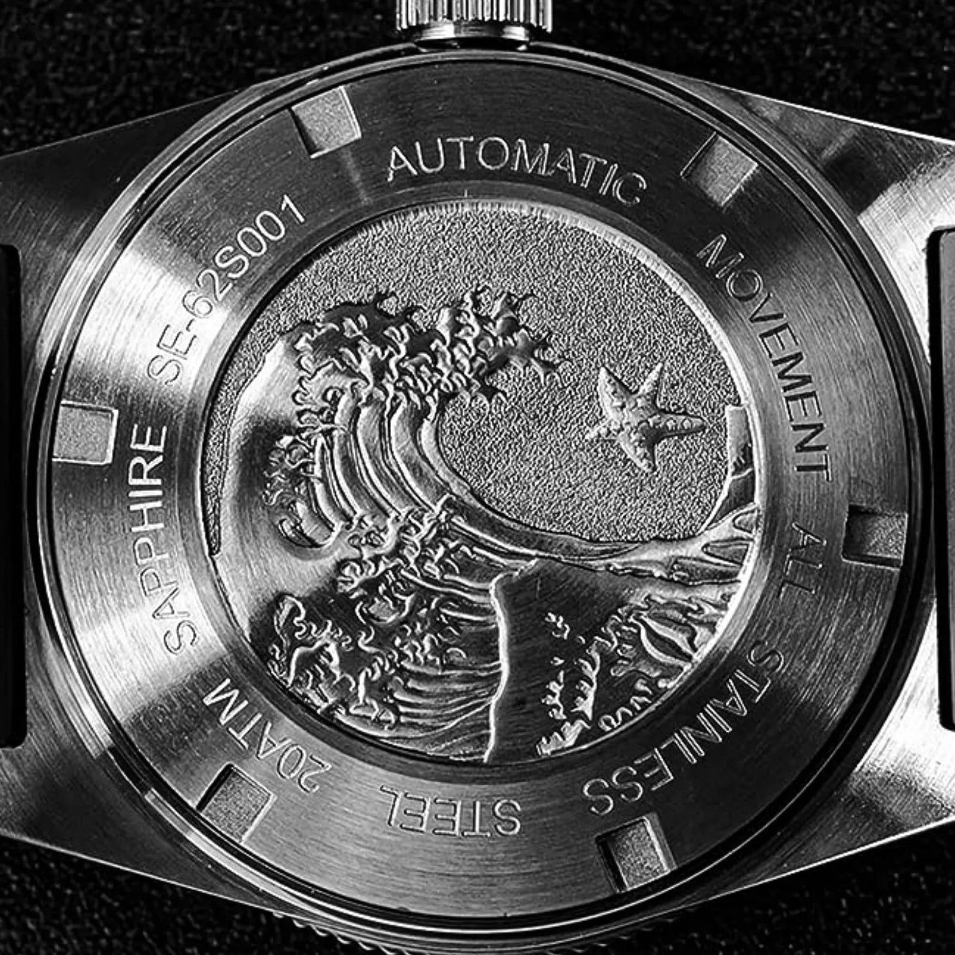 SEESTERN 62MASSLS V3 Diving Watch Men Automatic Mechanical Wristwatch Luminous Bezel Waterproof NH35 Movement Sapphire Glass Bracelet - DREAM WATCHES