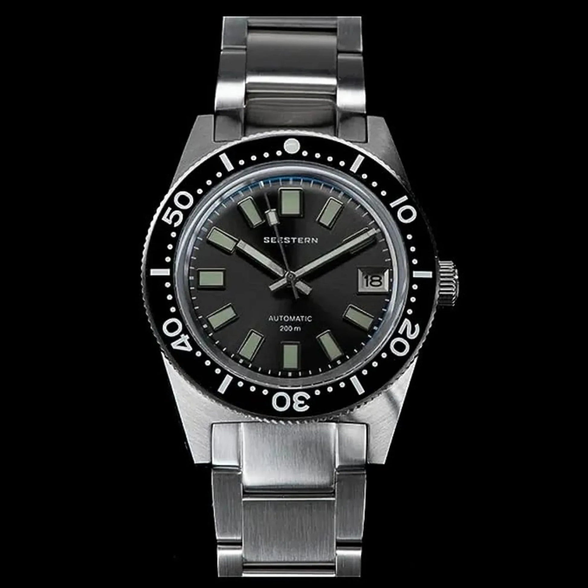 SEESTERN 62MASSLS V3 Diving Watch Men Automatic Mechanical Wristwatch Luminous Bezel Waterproof NH35 Movement Sapphire Glass Bracelet - DREAM WATCHES