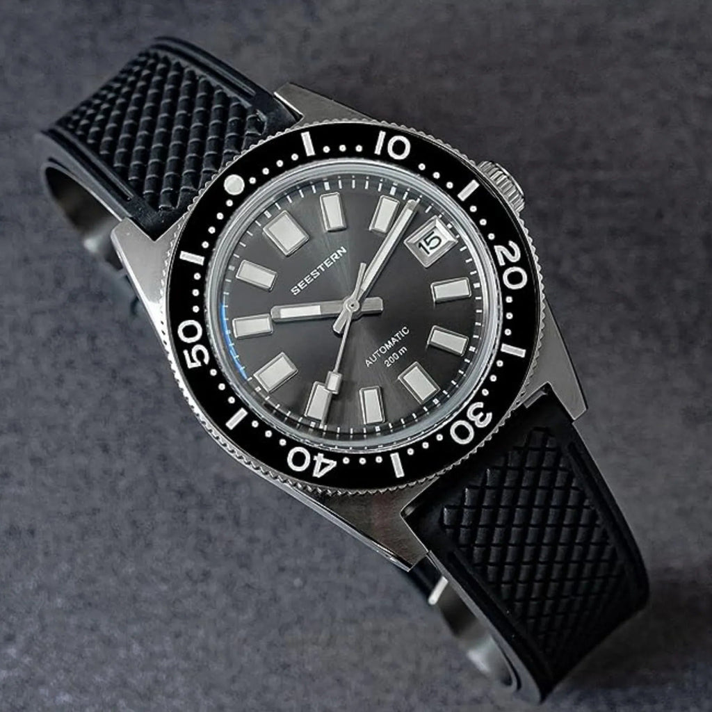 SEESTERN 62MASSX V3 Diving Watch Men Automatic Mechanical Wristwatch Luminous Bezel Waterproof NH35 Movement Sapphire Glass Bracelet - DREAM WATCHES