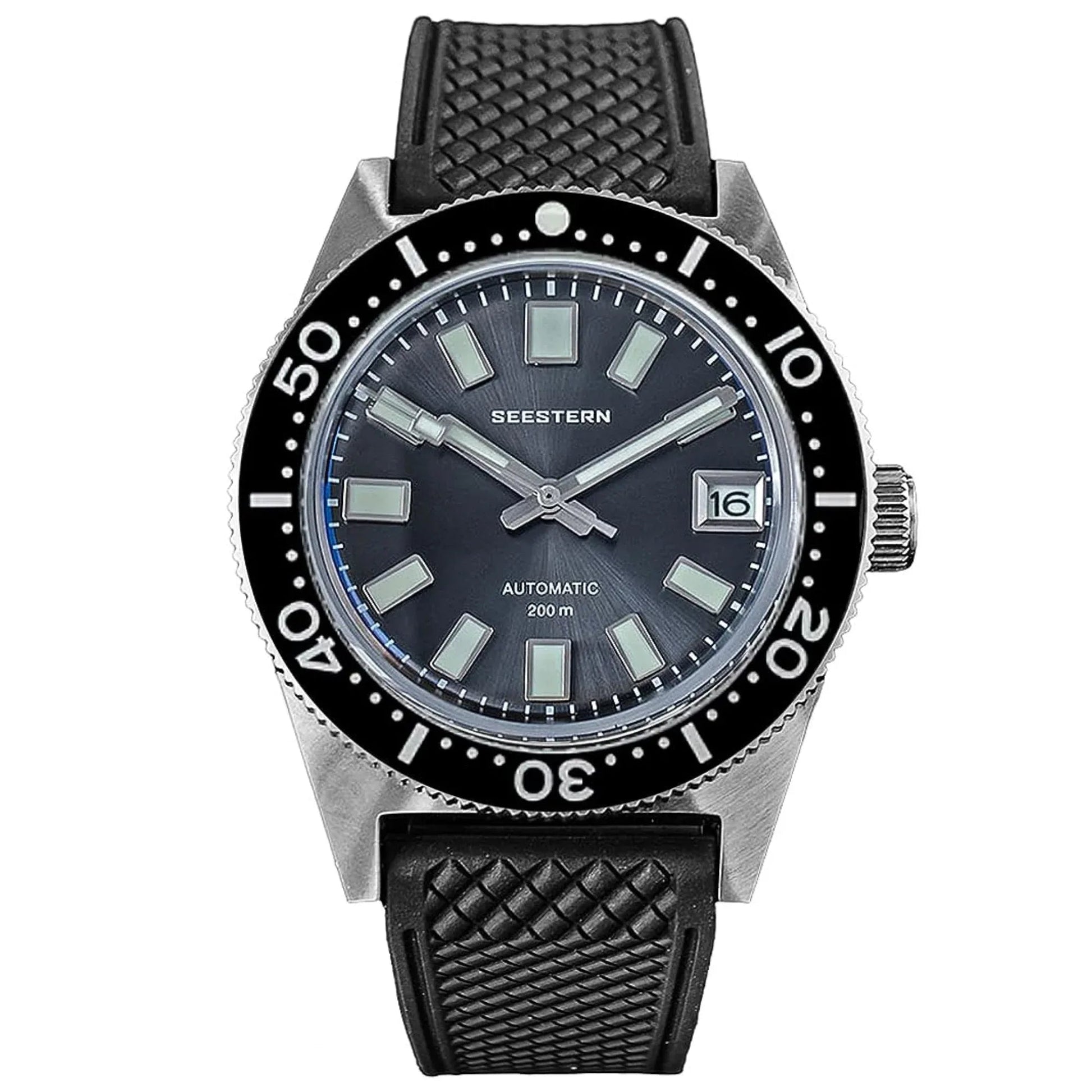 SEESTERN 62MASSX V3 Diving Watch Men Automatic Mechanical Wristwatch Luminous Bezel Waterproof NH35 Movement Sapphire Glass Bracelet - DREAM WATCHES