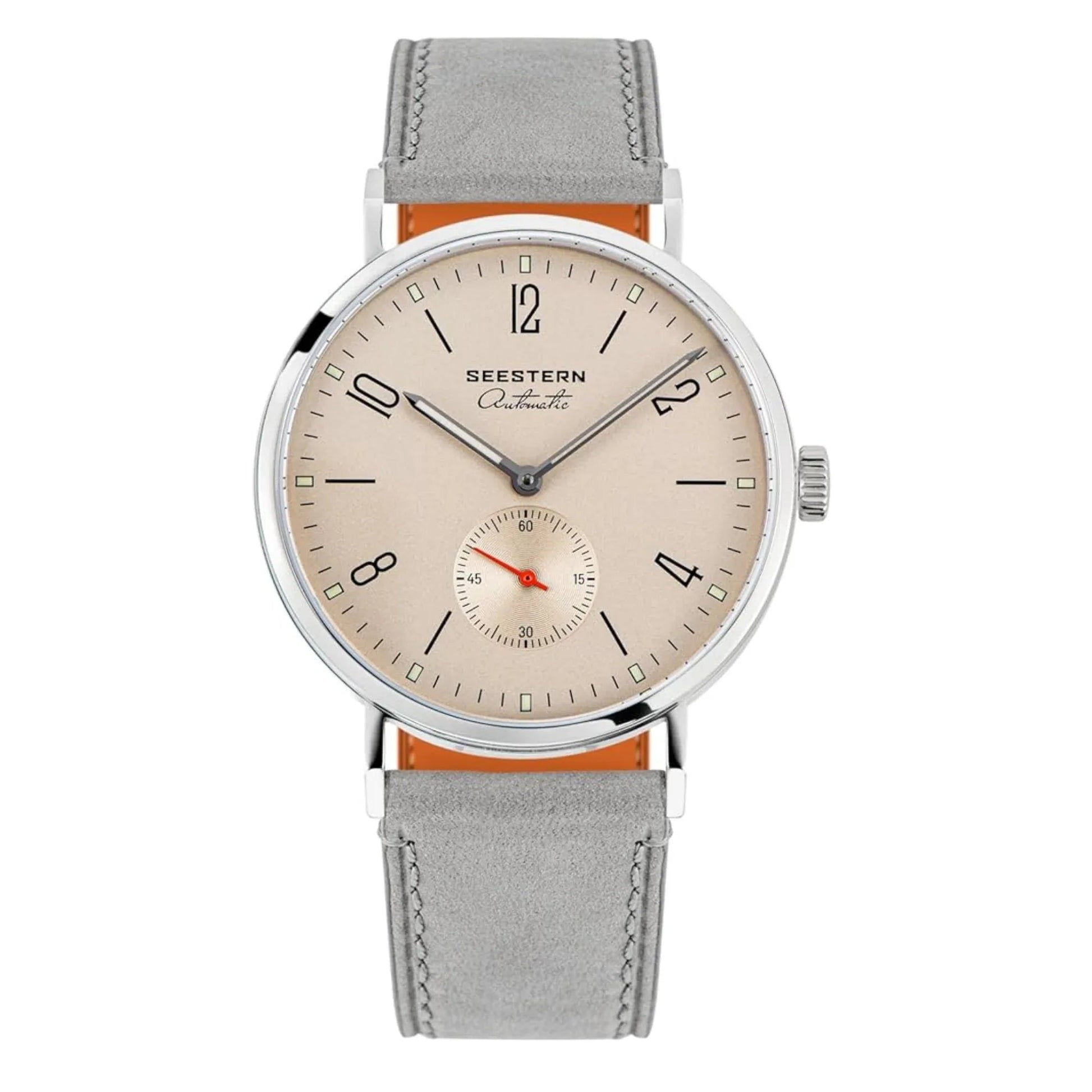 Seestern Automatic S382 38mm Creamy Dial Classic Automatic Watch - DREAM WATCHES