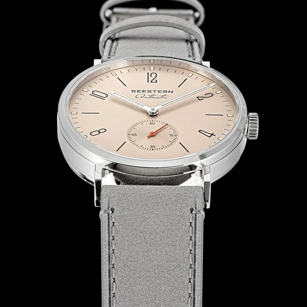 Seestern Automatic S382 38mm Creamy Dial Classic Automatic Watch - DREAM WATCHES