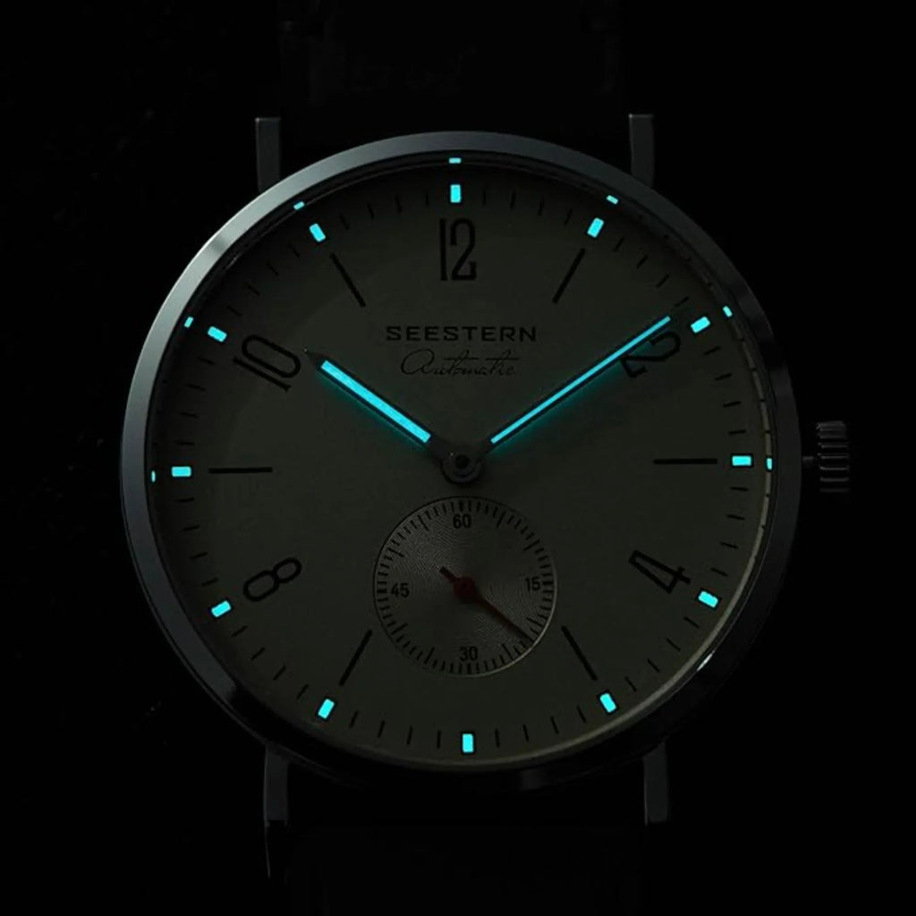 Seestern Automatic S382 38mm Creamy Dial Classic Automatic Watch - DREAM WATCHES