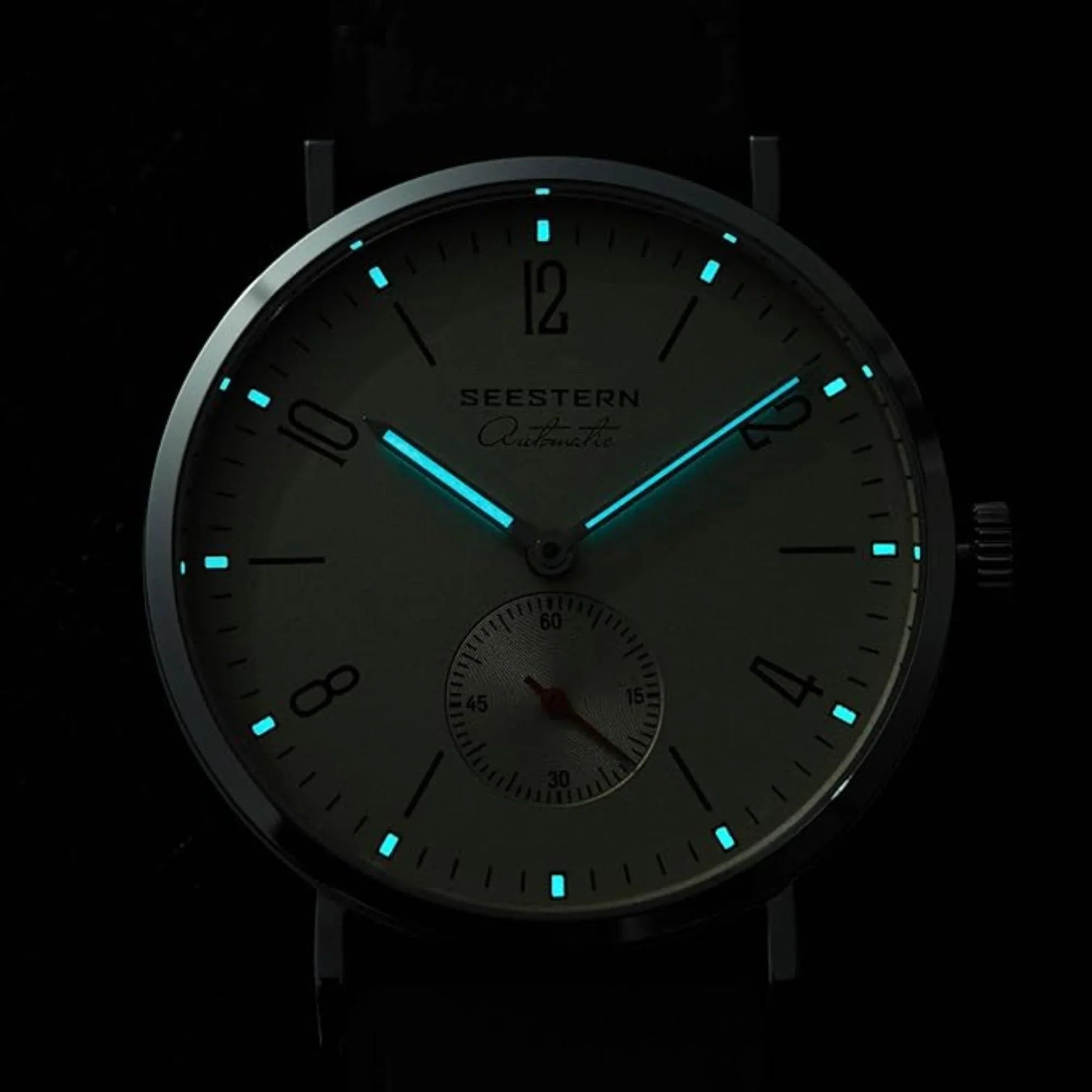 Seestern Automatic S382 38mm Creamy Dial Classic Automatic Watch - DREAM WATCHES