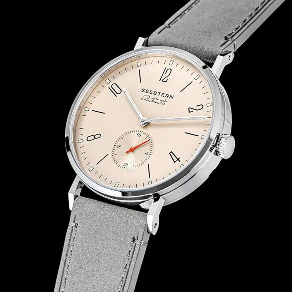 Seestern Automatic S382 38mm Creamy Dial Classic Automatic Watch - DREAM WATCHES