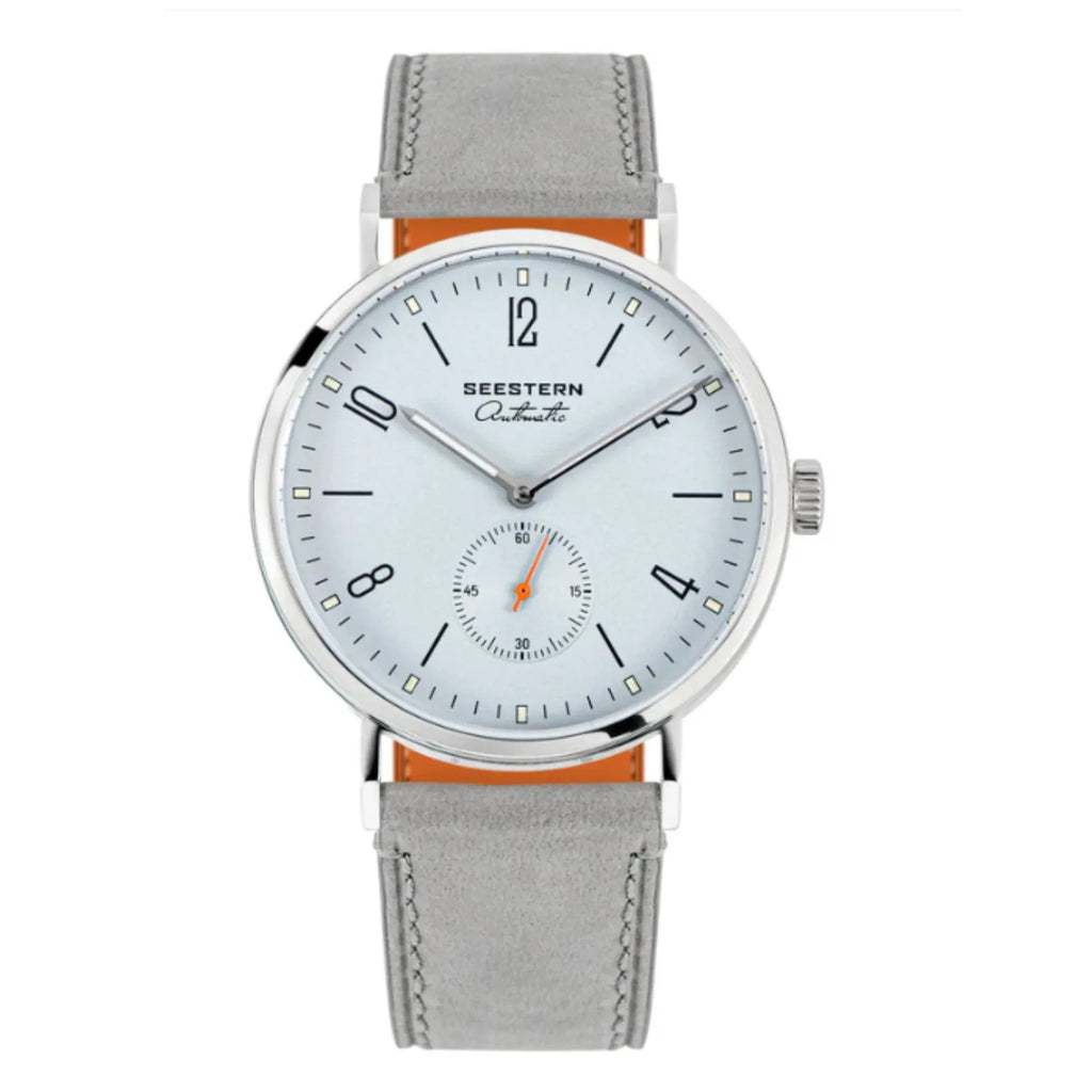 Seestern Automatic S382 38mm Light Blue Dial Classic Automatic Watch - DREAM WATCHES