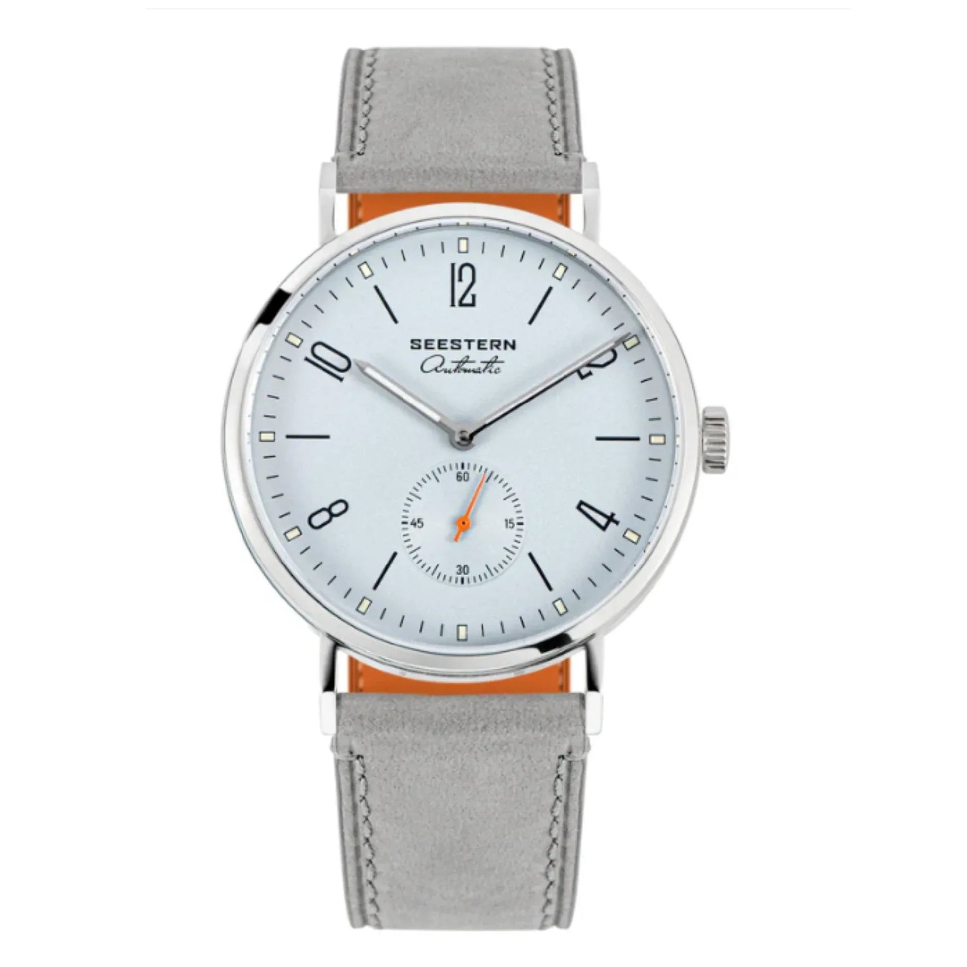 Seestern Automatic S382 38mm Light Blue Dial Classic Automatic Watch - DREAM WATCHES