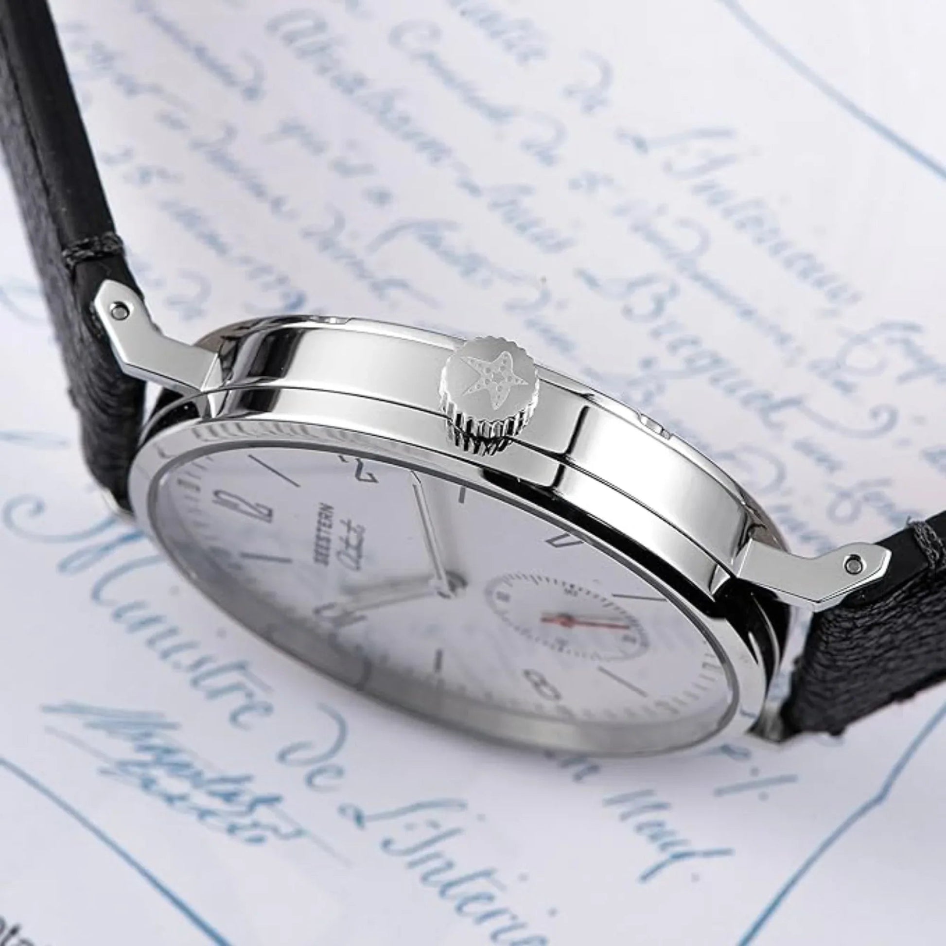 Seestern Automatic S382 38mm White Dial Classic Automatic Watch - DREAM WATCHES