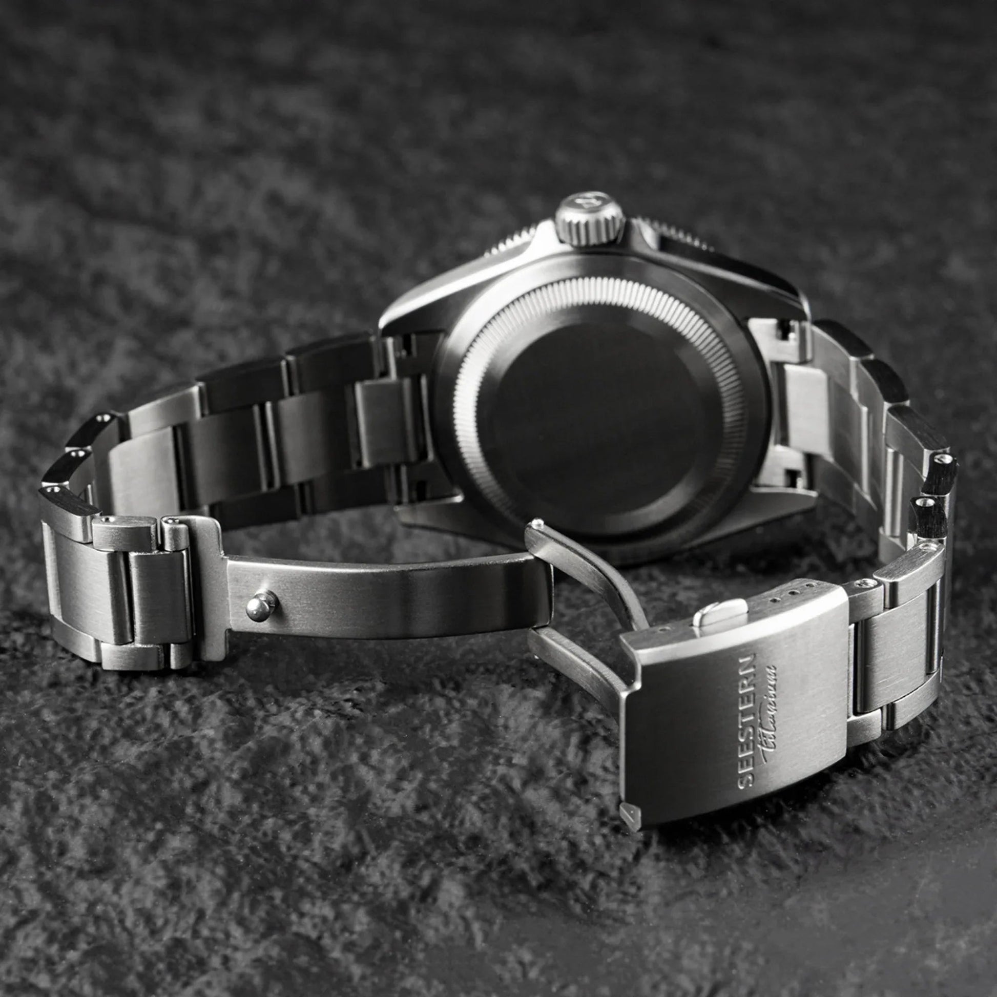 SEESTERN S430 Titanium Diver Watch for Men Automatic Mechanical Wristwatch NH38 Movement Sapphire Glass 20ATM Waterproof Luminous New - Black - DREAM WATCHES