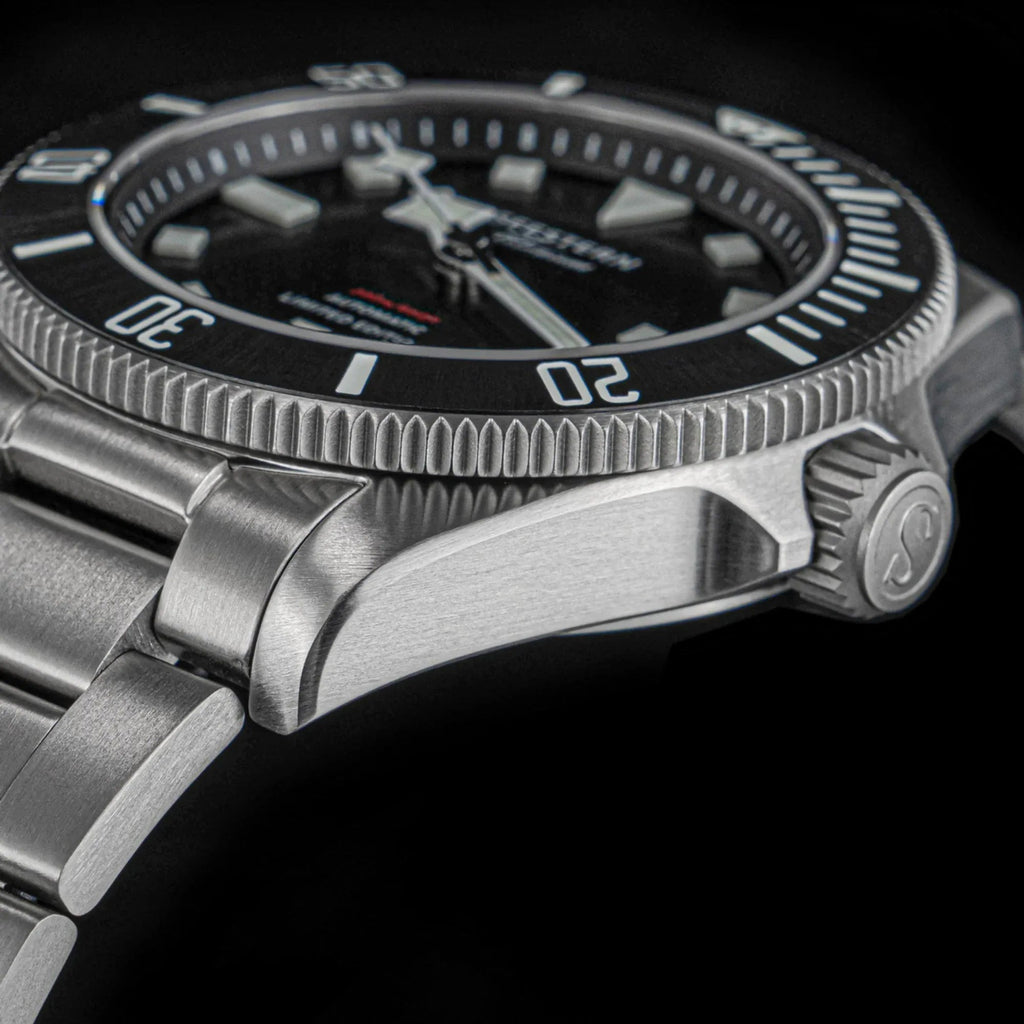 SEESTERN S430 Titanium Diver Watch for Men Automatic Mechanical Wristwatch NH38 Movement Sapphire Glass 20ATM Waterproof Luminous New - Black - DREAM WATCHES