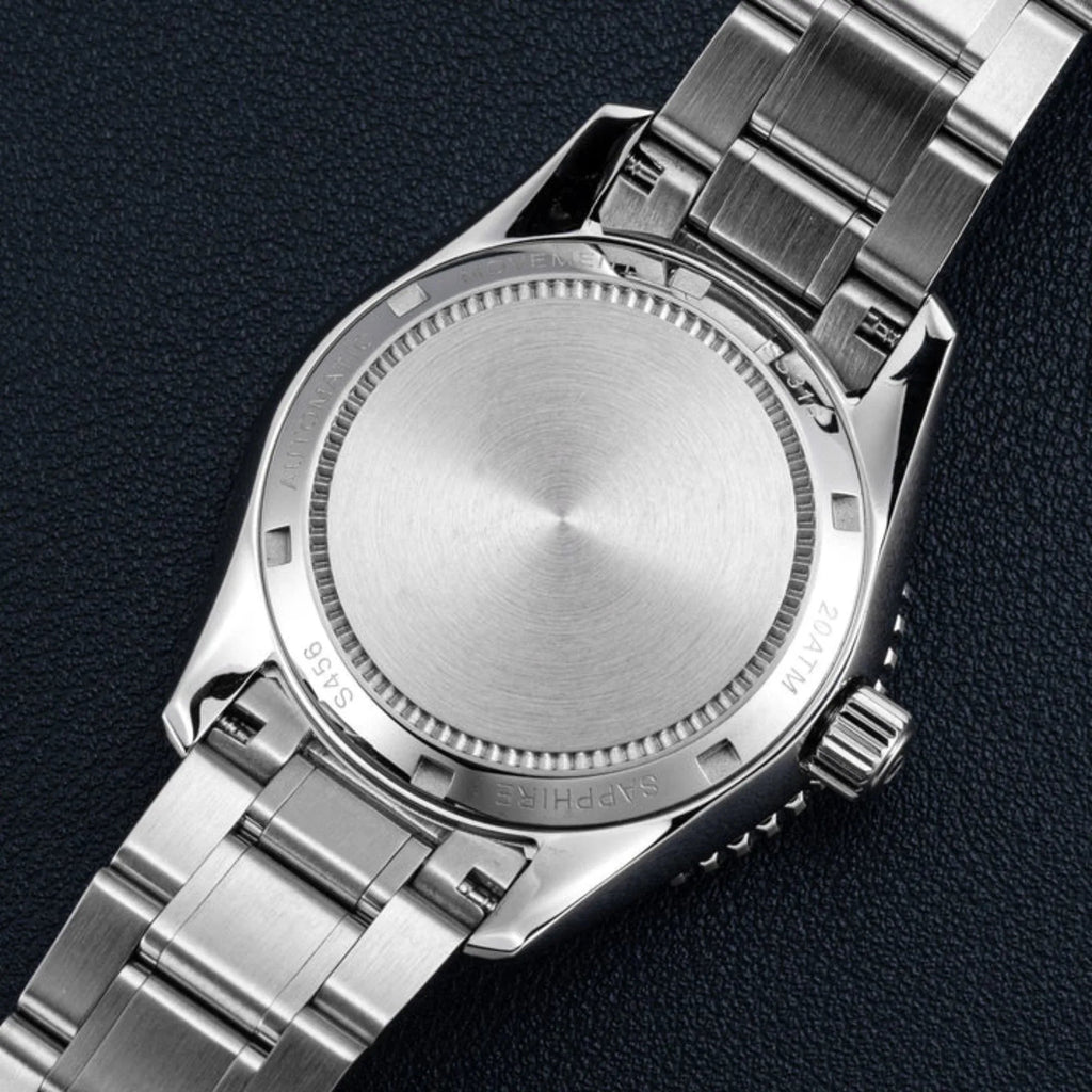 Seestern S456 GMT Automatic White Pearl Dial Automatic - DREAM WATCHES