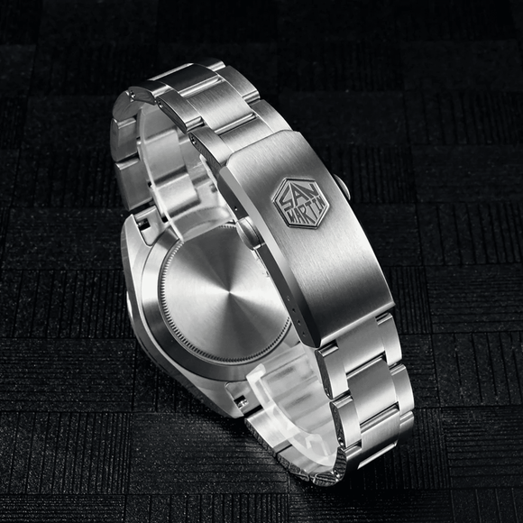 San Martin 38mm Enamel Dial Explore Watch SN0107-G6 - BLUE san martin watches india online