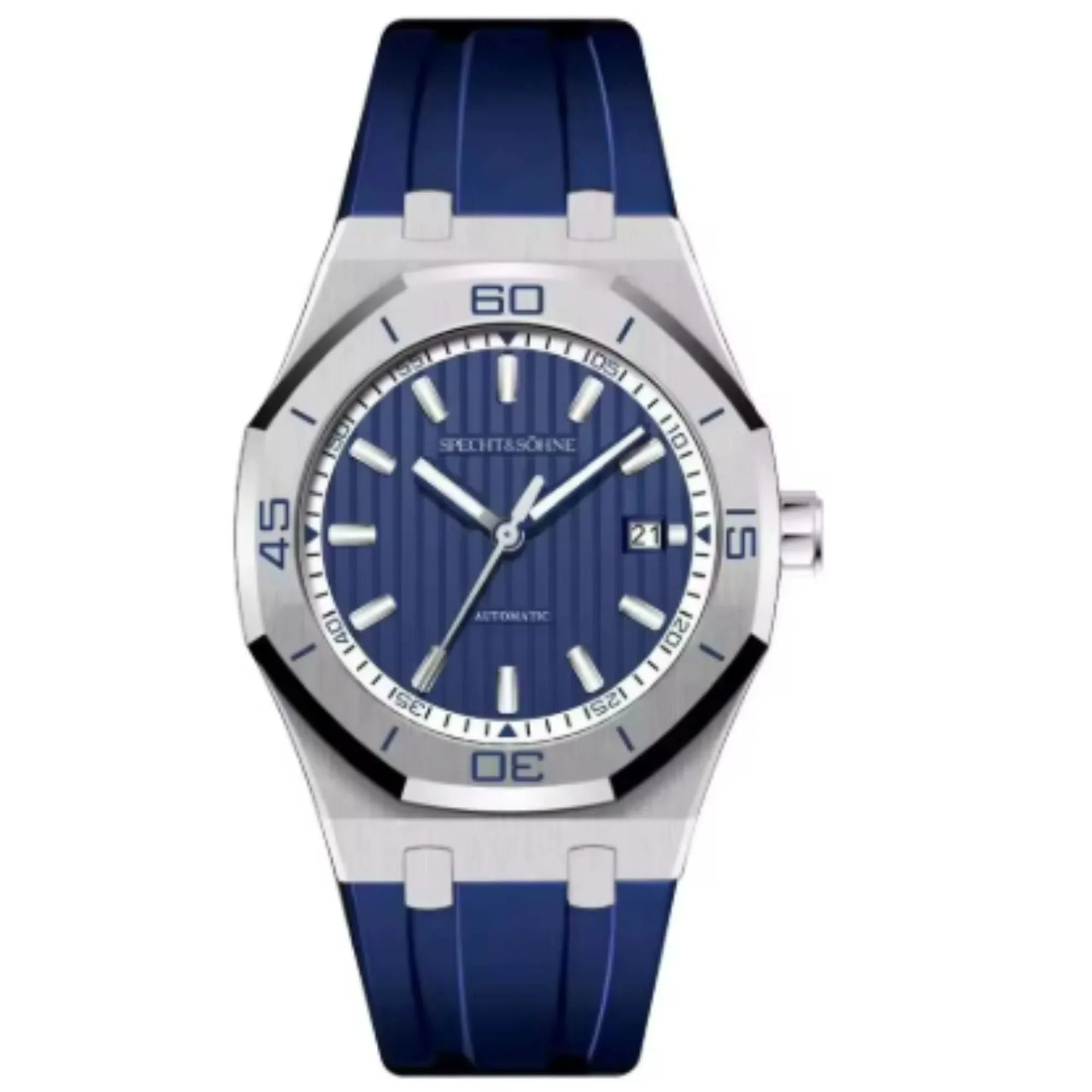 Specht & Sohne 40mm Automatic Mechanical Watches Rubber Relogio Masculino Waterproof - DREAM WATCHES