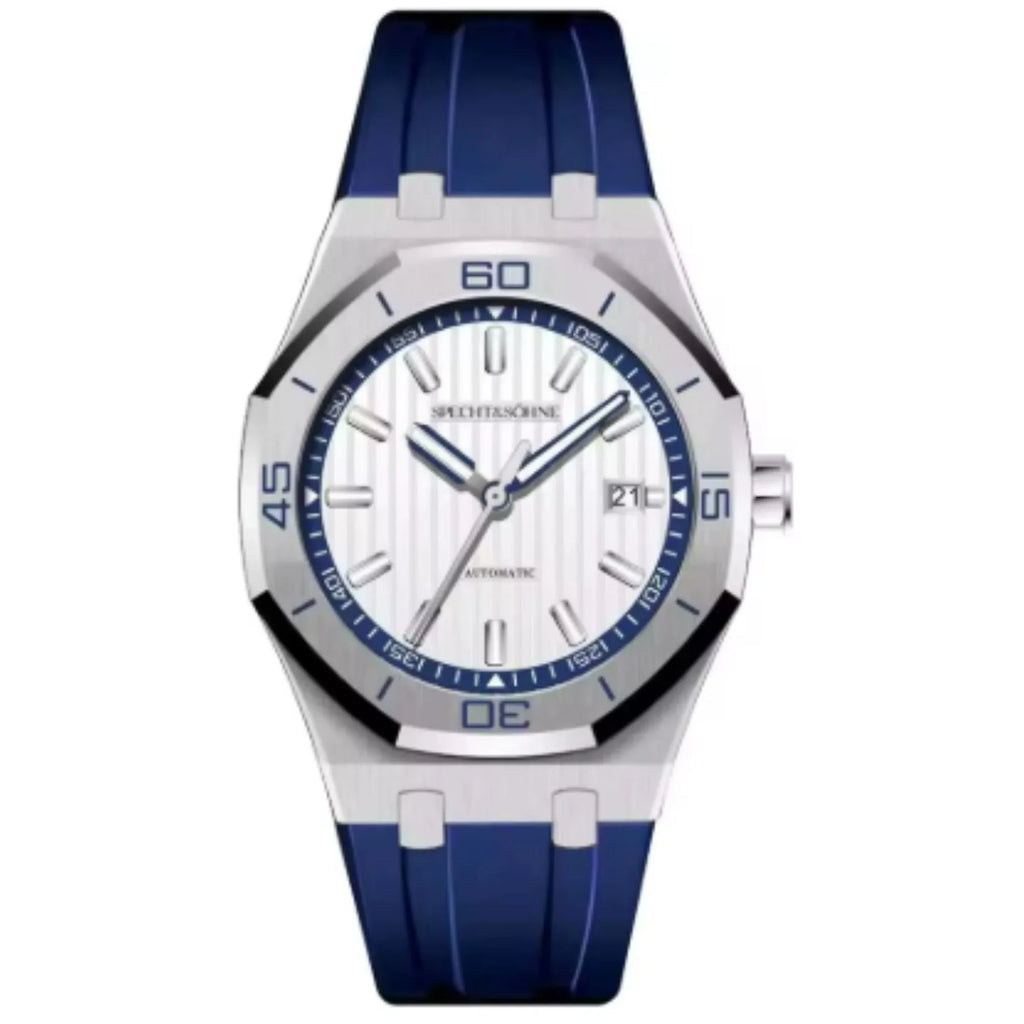 Specht & Sohne 40mm Automatic Mechanical Watches Rubber Relogio Masculino Waterproof SP00018 - DREAM WATCHES