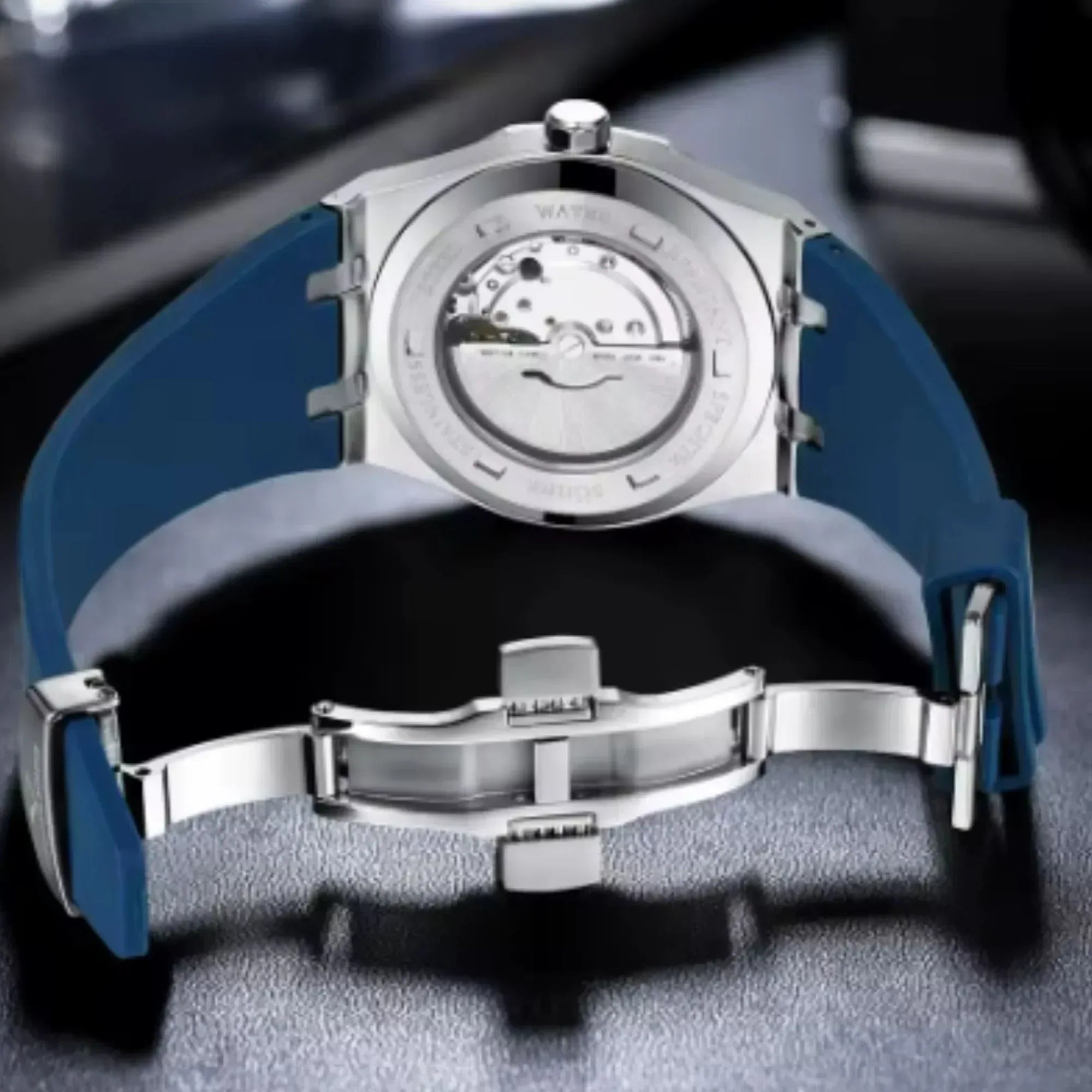 Specht & Sohne 40mm Automatic Mechanical Watches Rubber Relogio Masculino Waterproof SP00018 - DREAM WATCHES