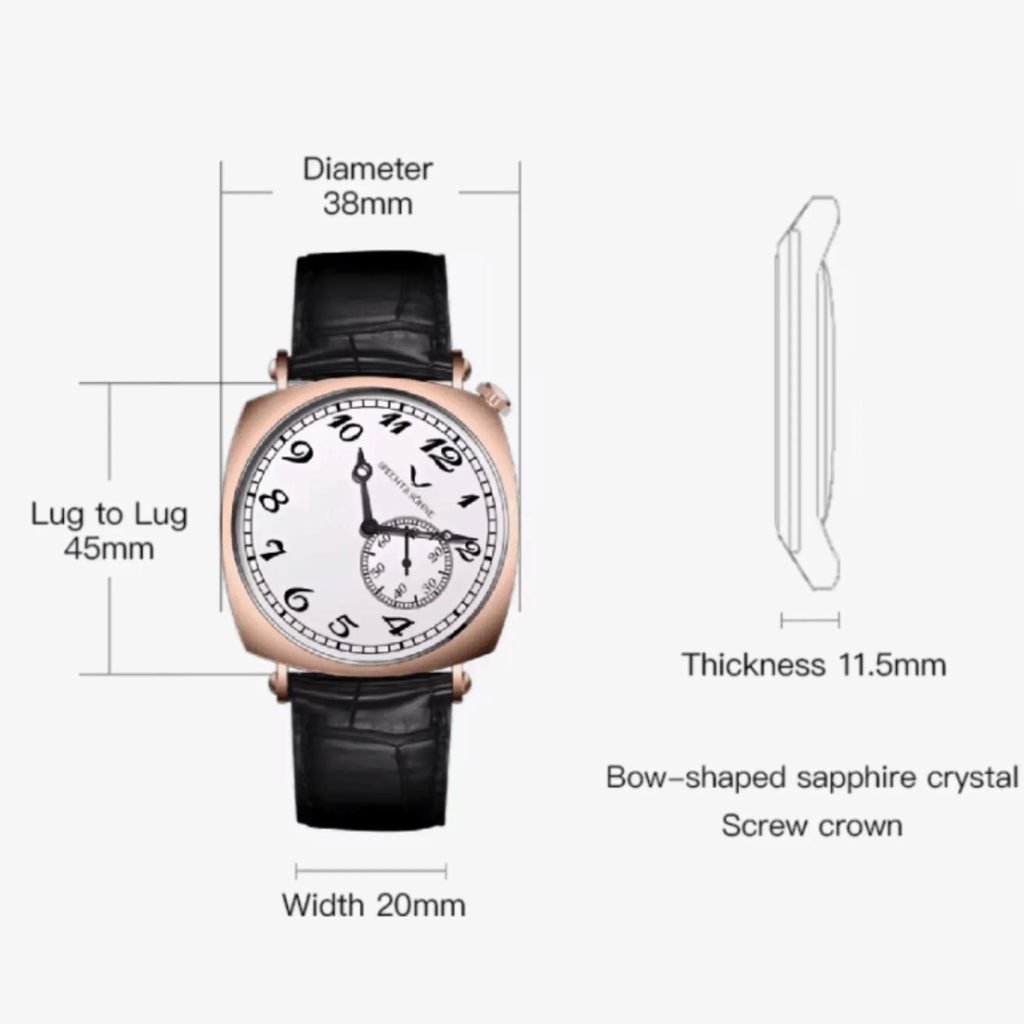 Specht & Söhne Heritage Gold SP1921 Men's Automatic Mechanical Watch - DREAM WATCHES
