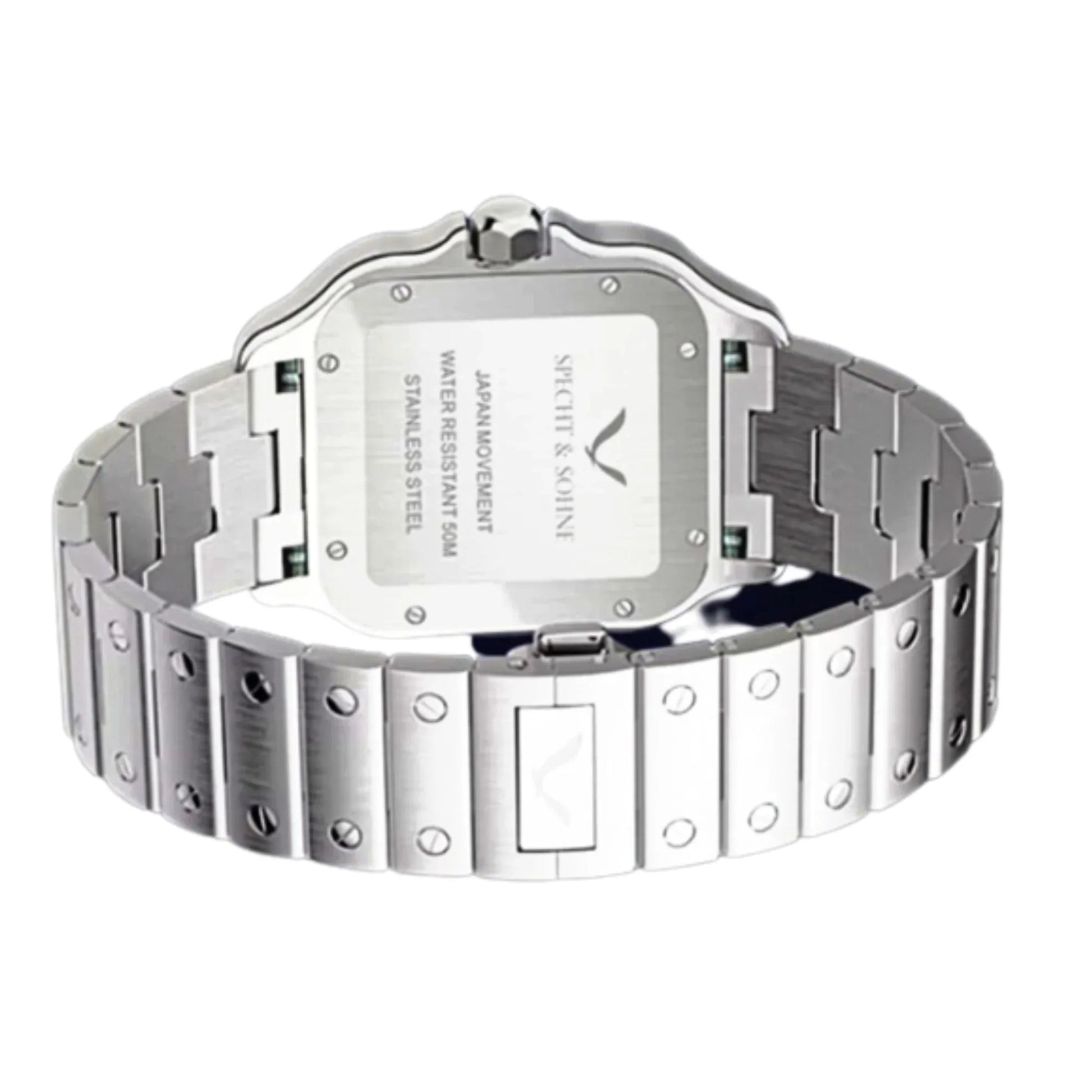 SPECHT & SOHNE Homage Luxury Automatic Wrist Watch Unisex - Silver - DREAM WATCHES