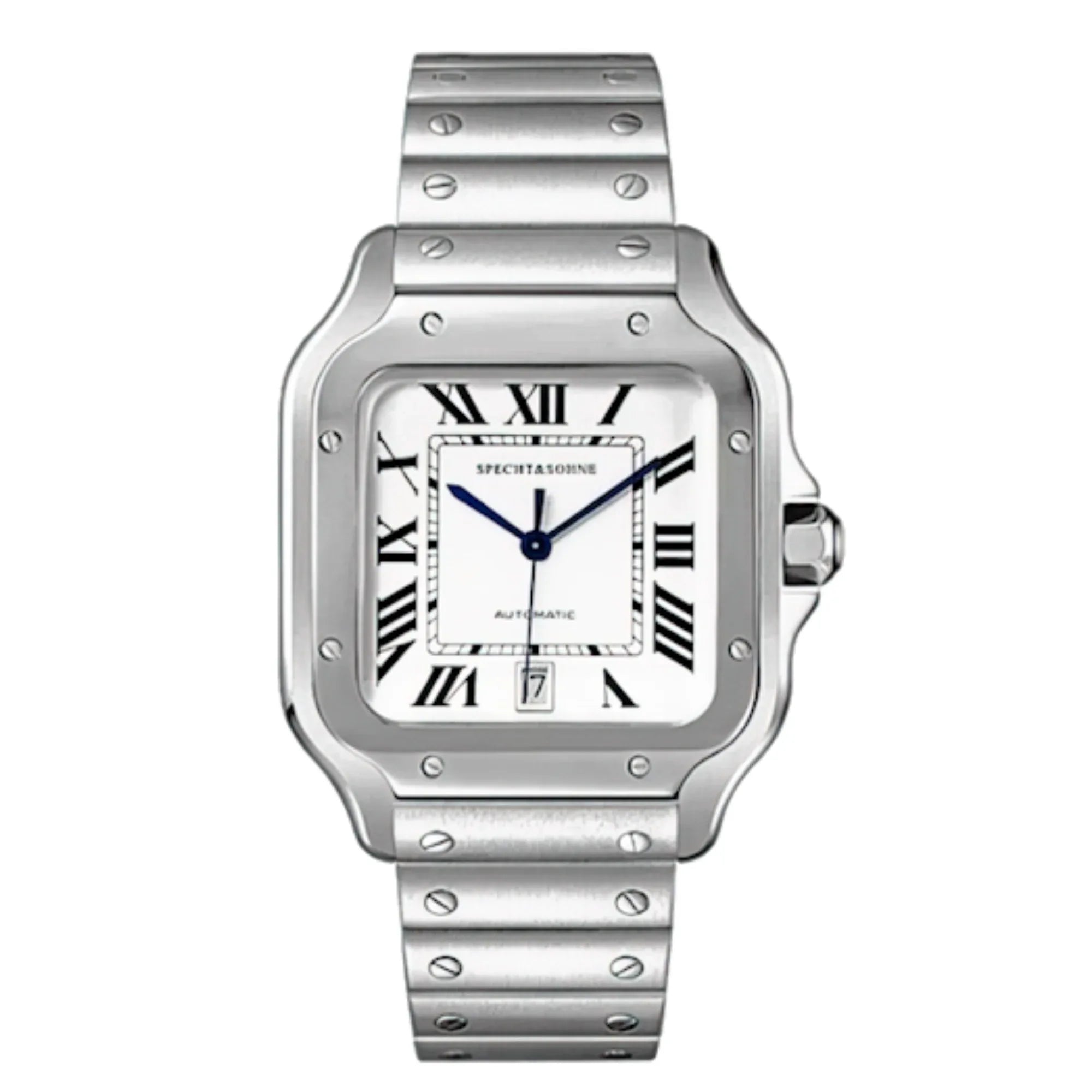 SPECHT & SOHNE Homage Luxury Automatic Wrist Watch Unisex - Silver - DREAM WATCHES