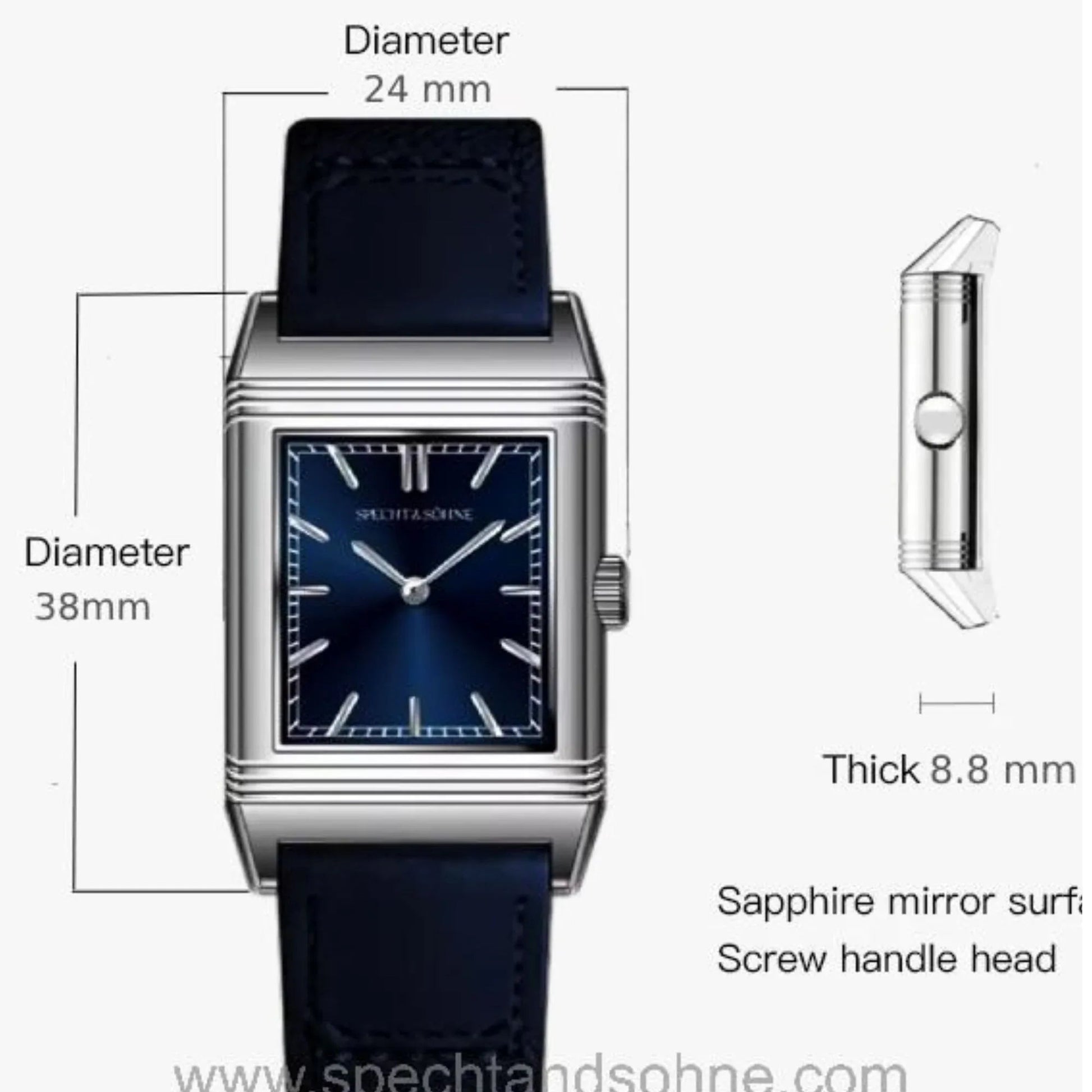 Specht & Söhne Inverso Azure - Blue Dial - DREAM WATCHES