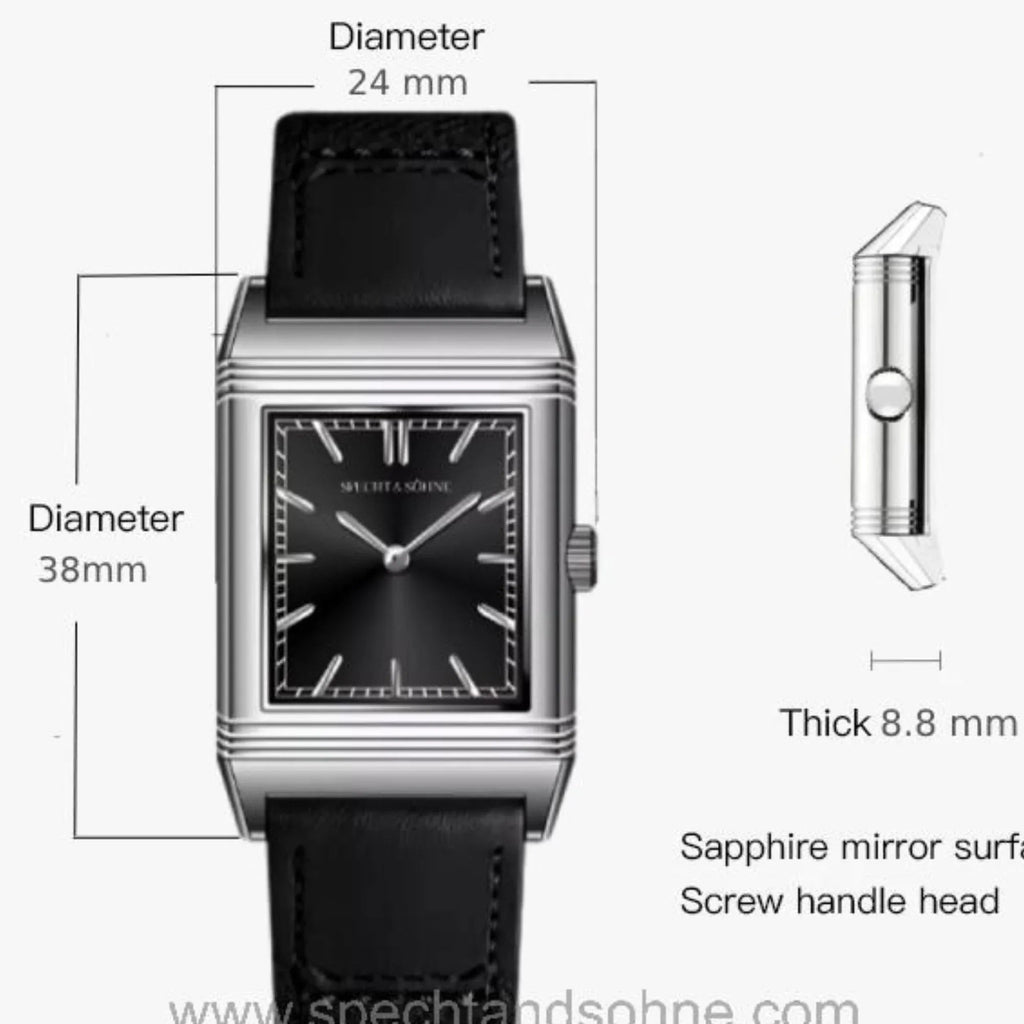 Specht & Sohne Inverso Noir - Black Dial - DREAM WATCHES