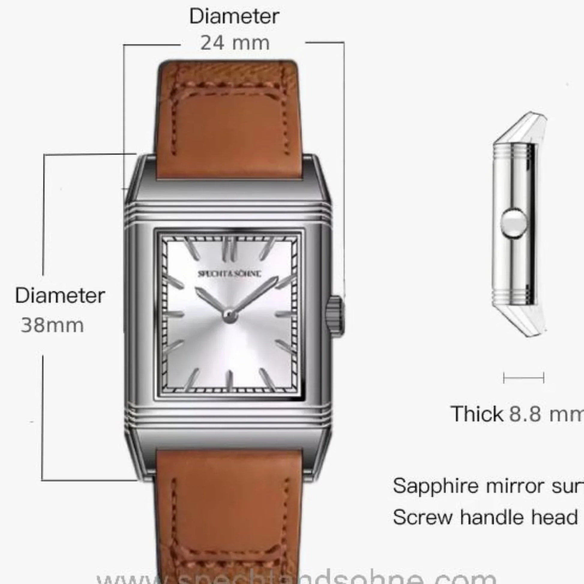 Specht & Söhne Inverso Pearl- White Dial - DREAM WATCHES