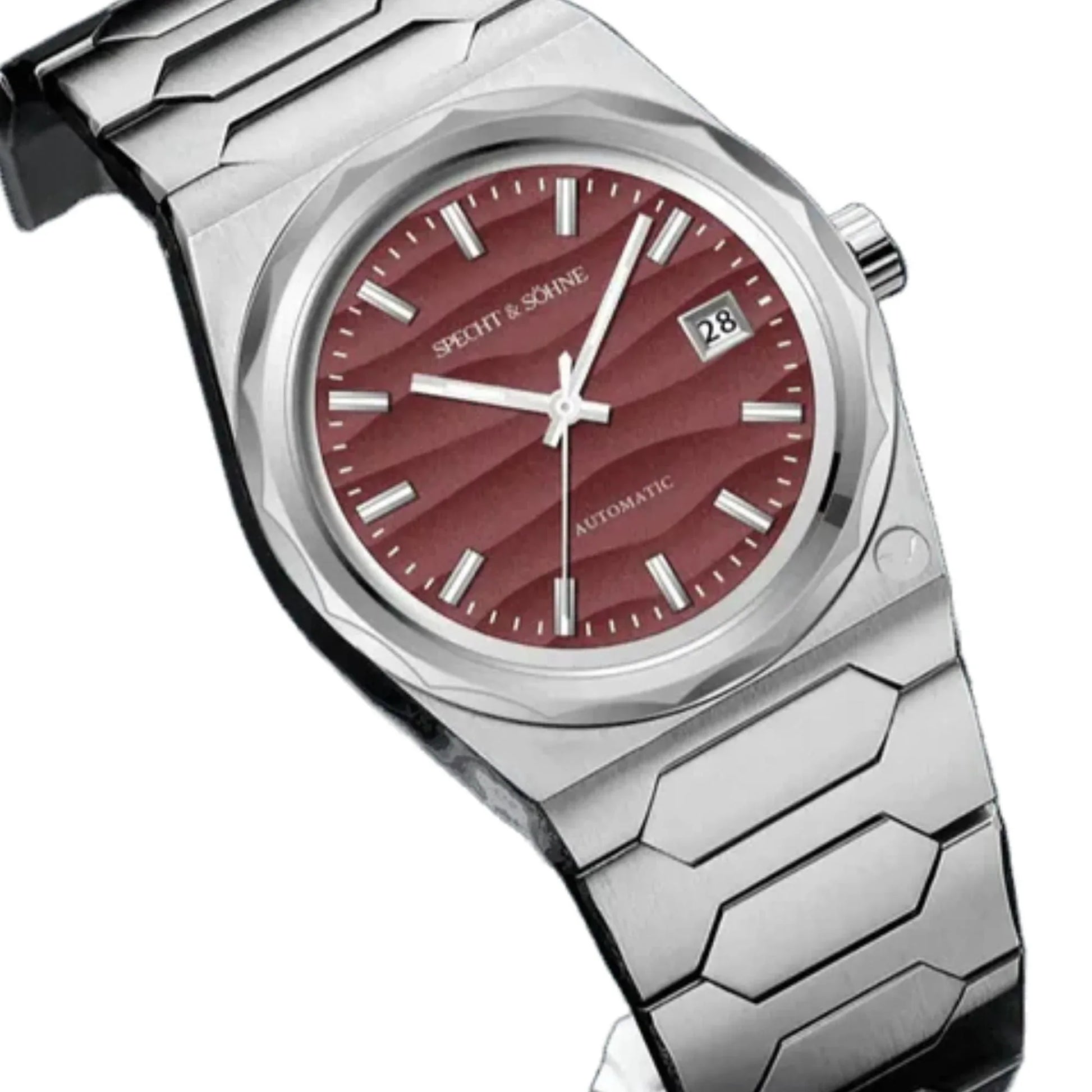 Specht & Söhne Men's 37mm Automatic Watch with Sapphire Crystal & Waterproof - DREAM WATCHES