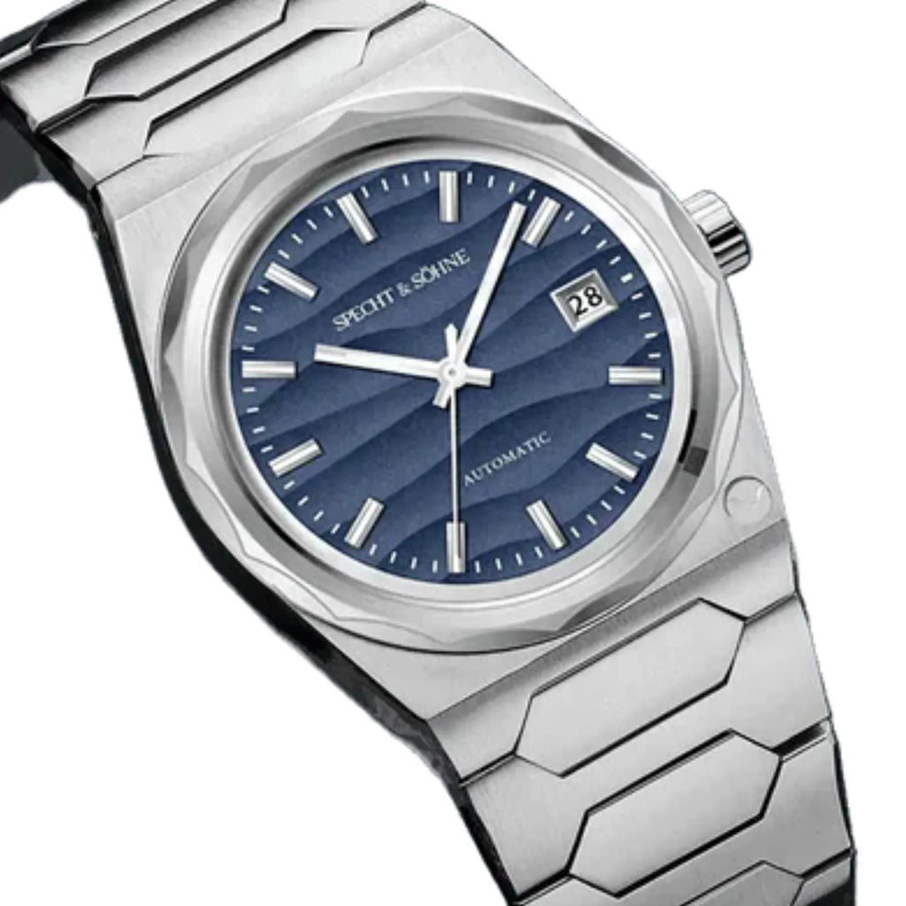 Specht & Söhne Men's 37mm Automatic Watch with Sapphire Crystal & Waterproof - DREAM WATCHES