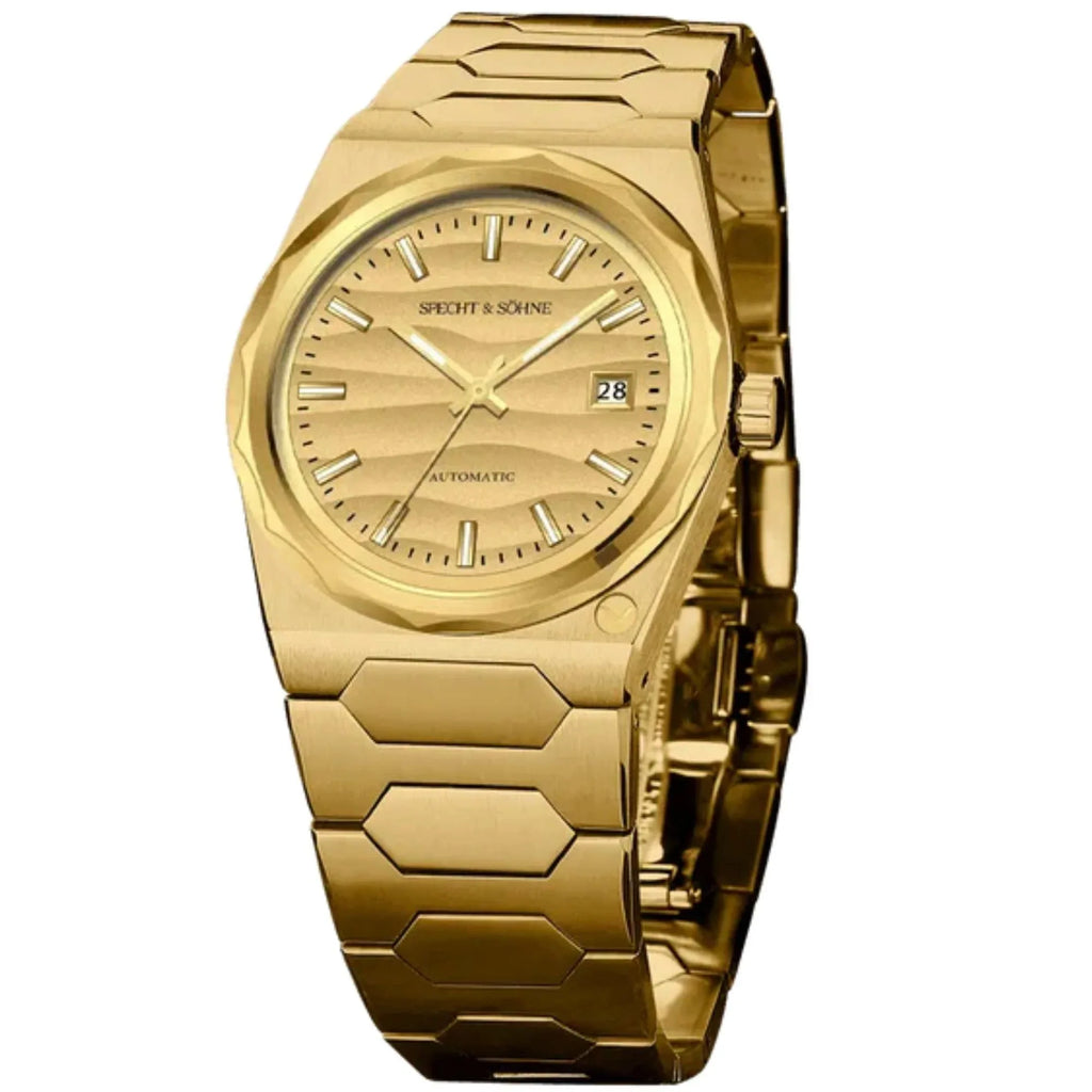 Specht & Söhne Men's 37mm Automatic Watch with Sapphire Crystal & Waterproof - DREAM WATCHES