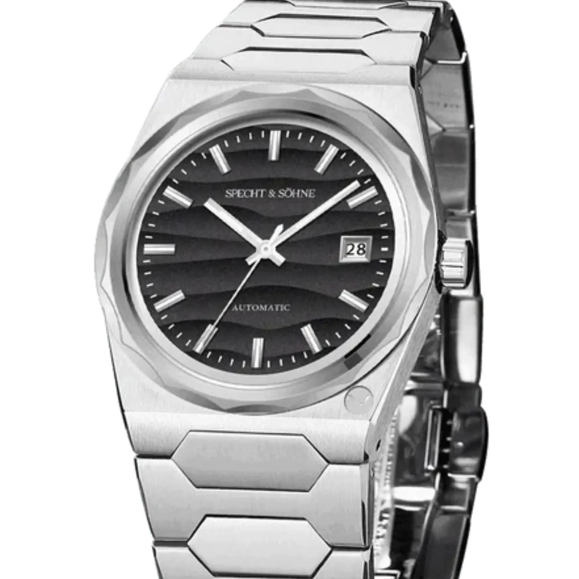 Specht & Söhne Men's 37mm Automatic Watch with Sapphire Crystal & Waterproof - DREAM WATCHES