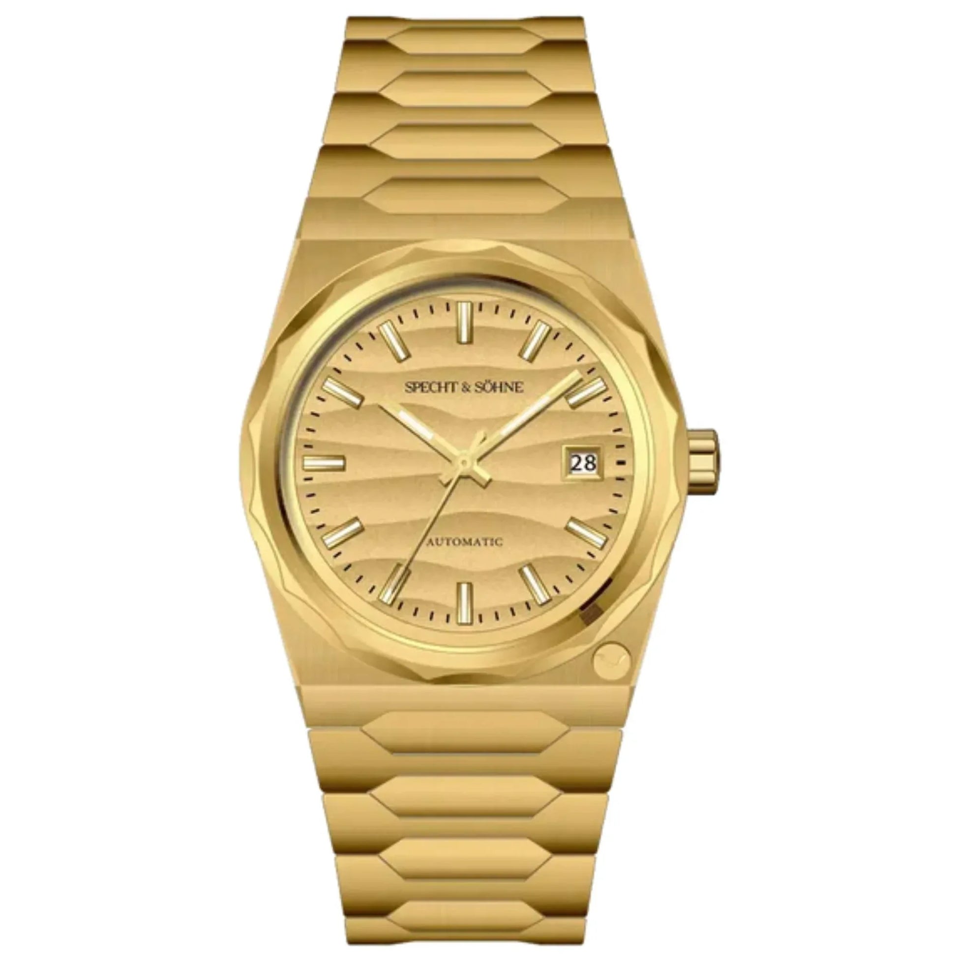 Specht & Söhne Men's 37mm Automatic Watch with Sapphire Crystal & Waterproof - DREAM WATCHES