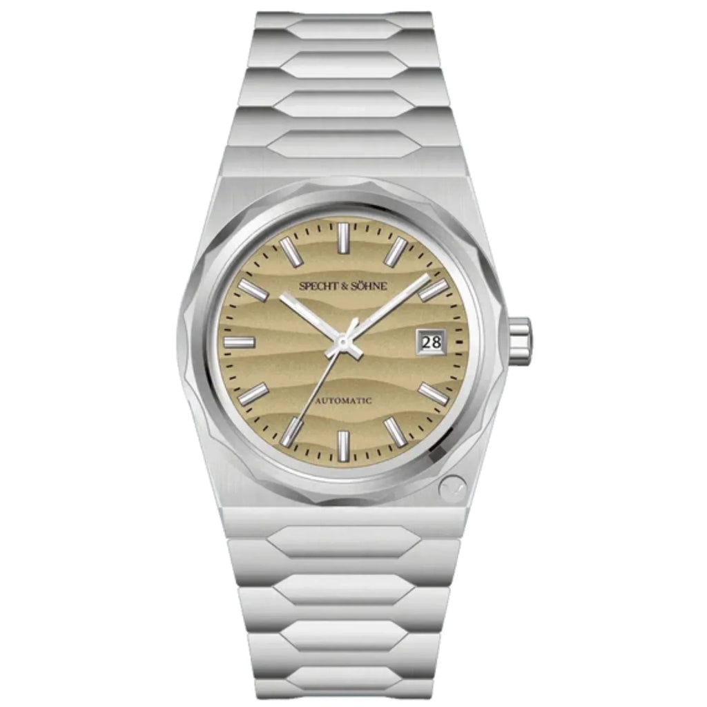 Specht & Söhne Men's 37mm Automatic Watch with Sapphire Crystal & Waterproof - DREAM WATCHES