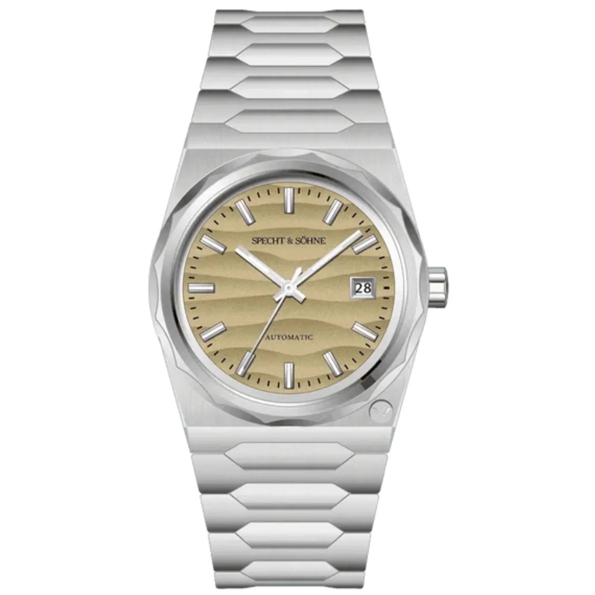 Specht & Söhne Men's 37mm Automatic Watch with Sapphire Crystal & Waterproof - DREAM WATCHES