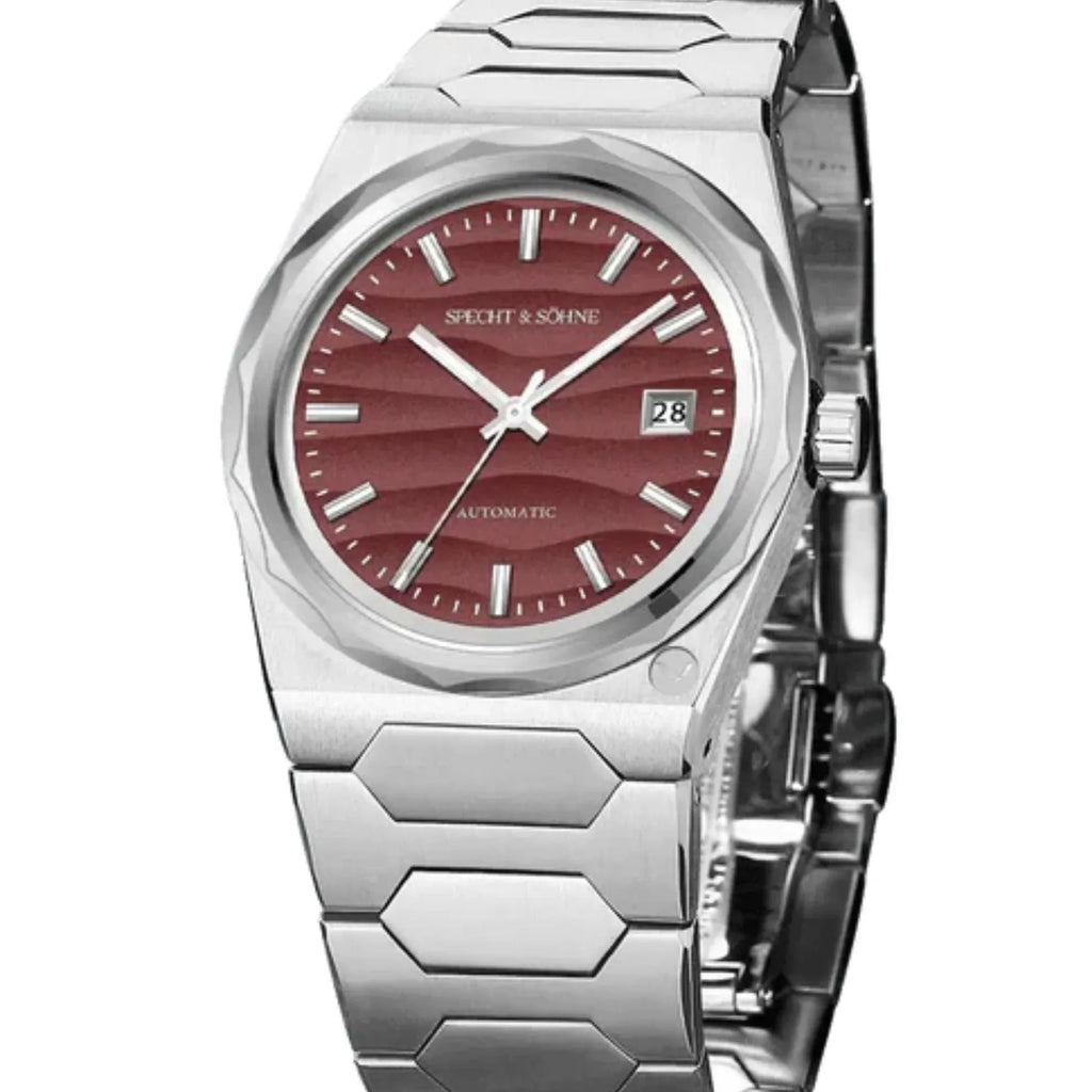 Specht & Söhne Men's 37mm Automatic Watch with Sapphire Crystal & Waterproof - DREAM WATCHES