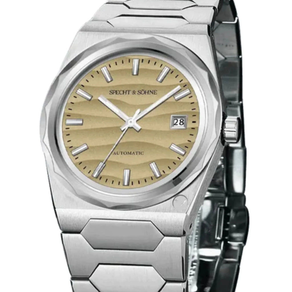 Specht & Söhne Men's 37mm Automatic Watch with Sapphire Crystal & Waterproof - DREAM WATCHES
