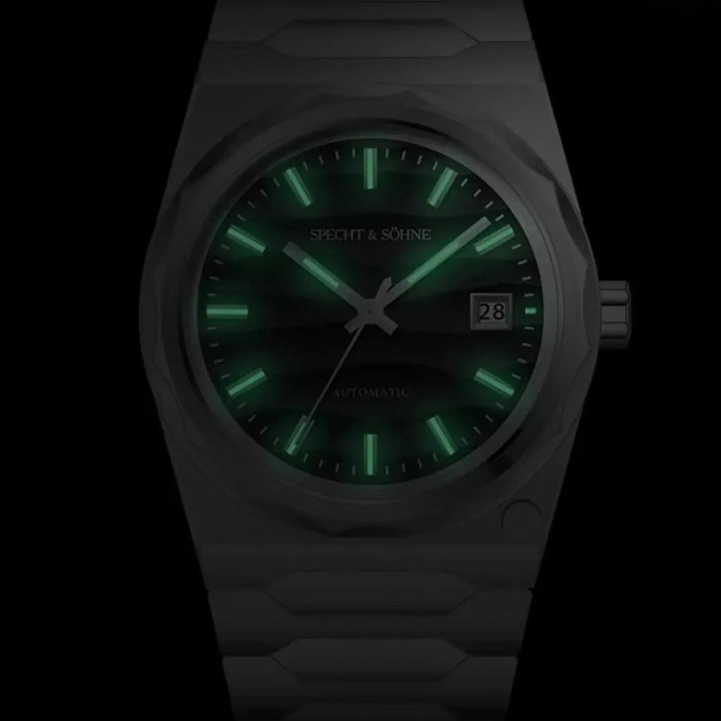 Specht & Söhne Men's 37mm Automatic Watch with Sapphire Crystal & Waterproof - DREAM WATCHES