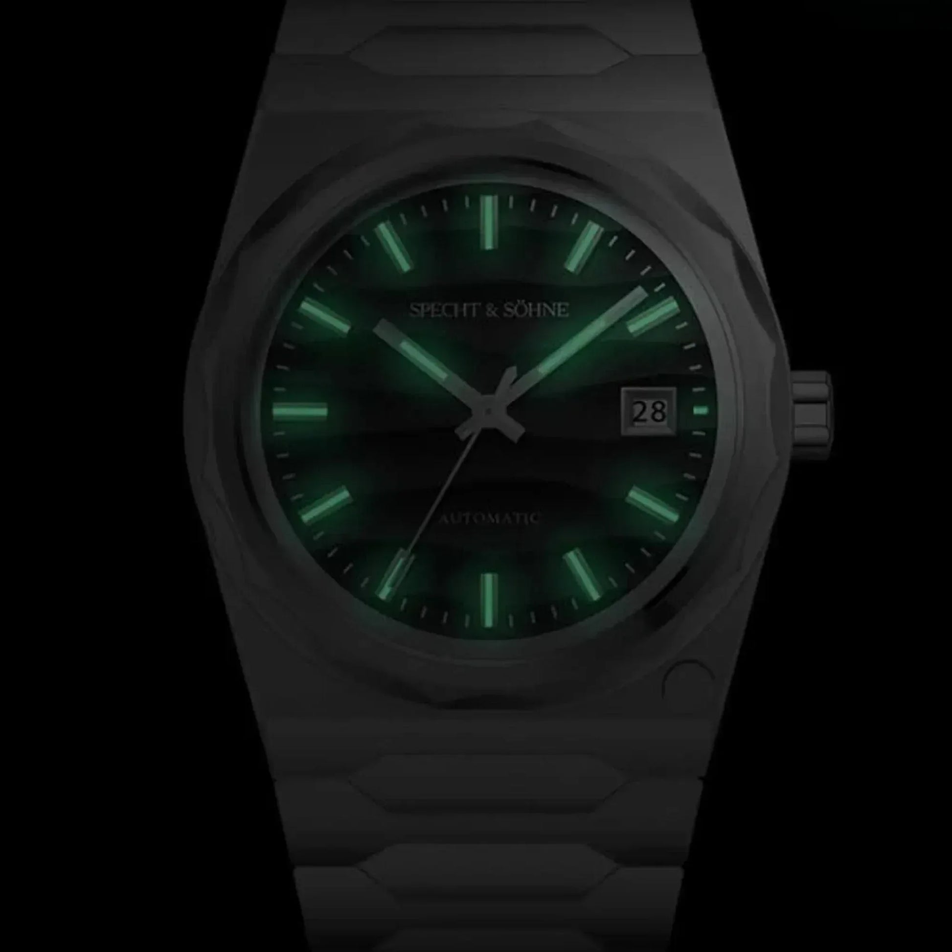 Specht & Söhne Men's 37mm Automatic Watch with Sapphire Crystal & Waterproof - DREAM WATCHES