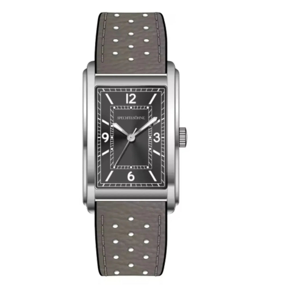Specht & Söhne Square Japanese Ultrathin VH31 Movt Unisex Watch - Grey - DREAM WATCHES