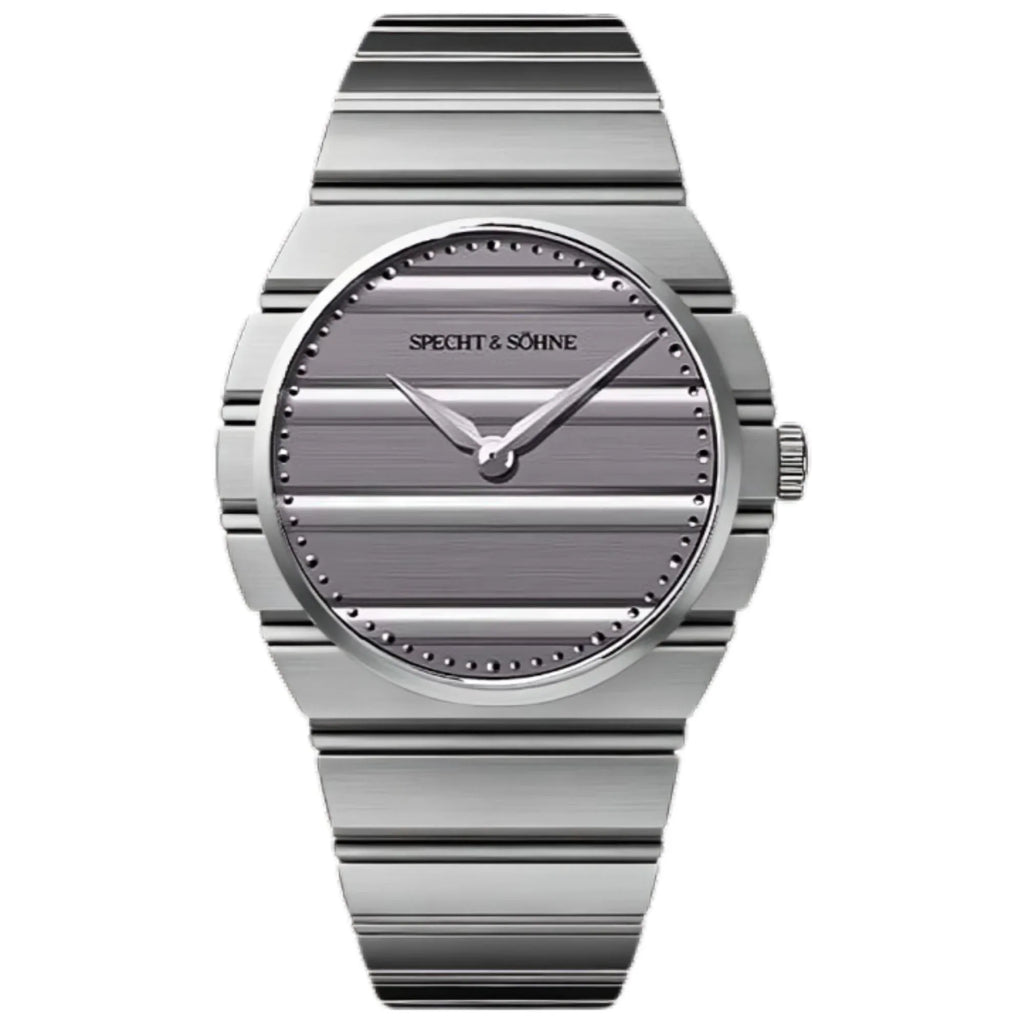 Specht & Söhne ultra-thin gray quartz wristwatch - DREAM WATCHES