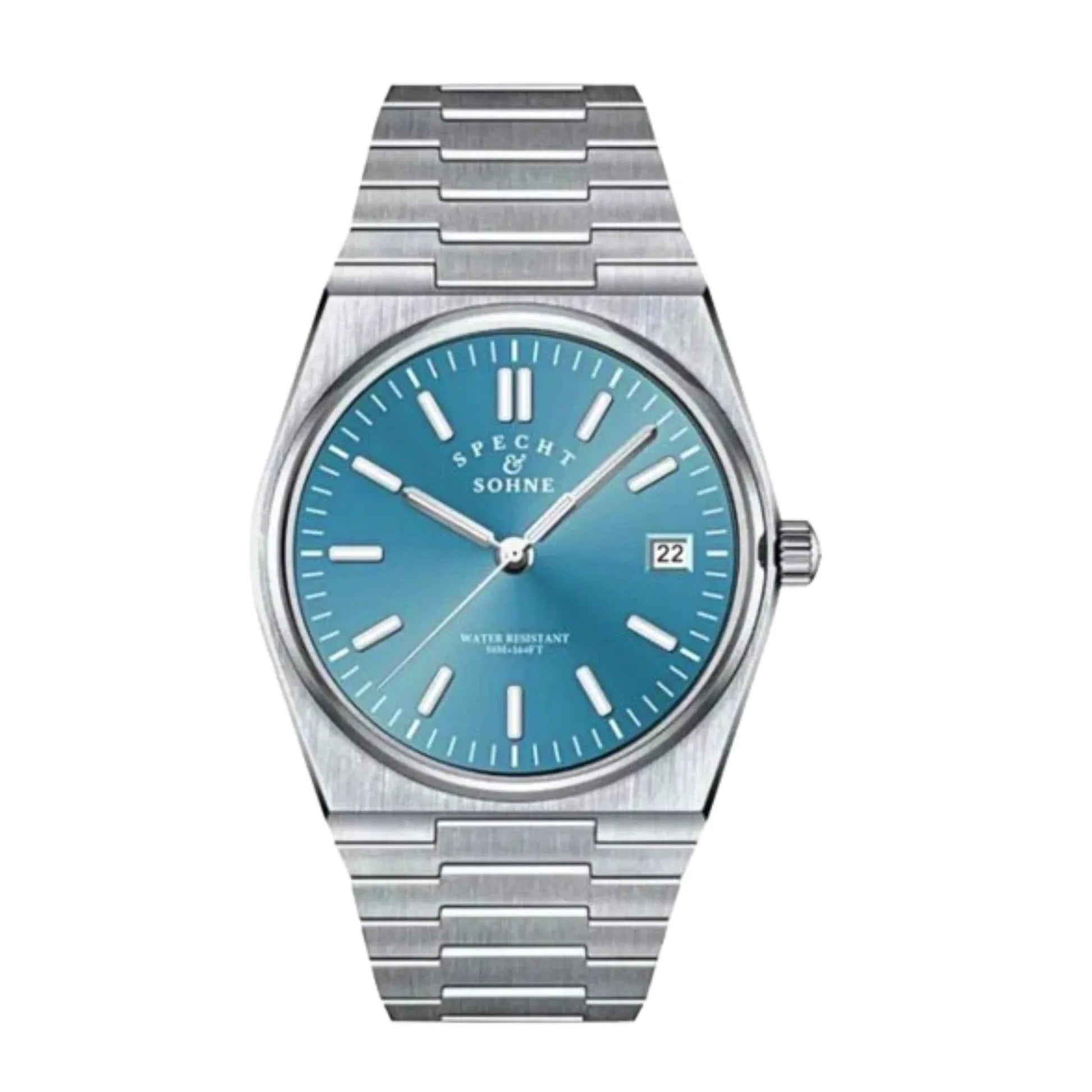 Specht&Sohne 37 Mm Mens Luxury Watch With Japanese Quartz Movement - Quartz Tiffany Edition - DREAM WATCHES